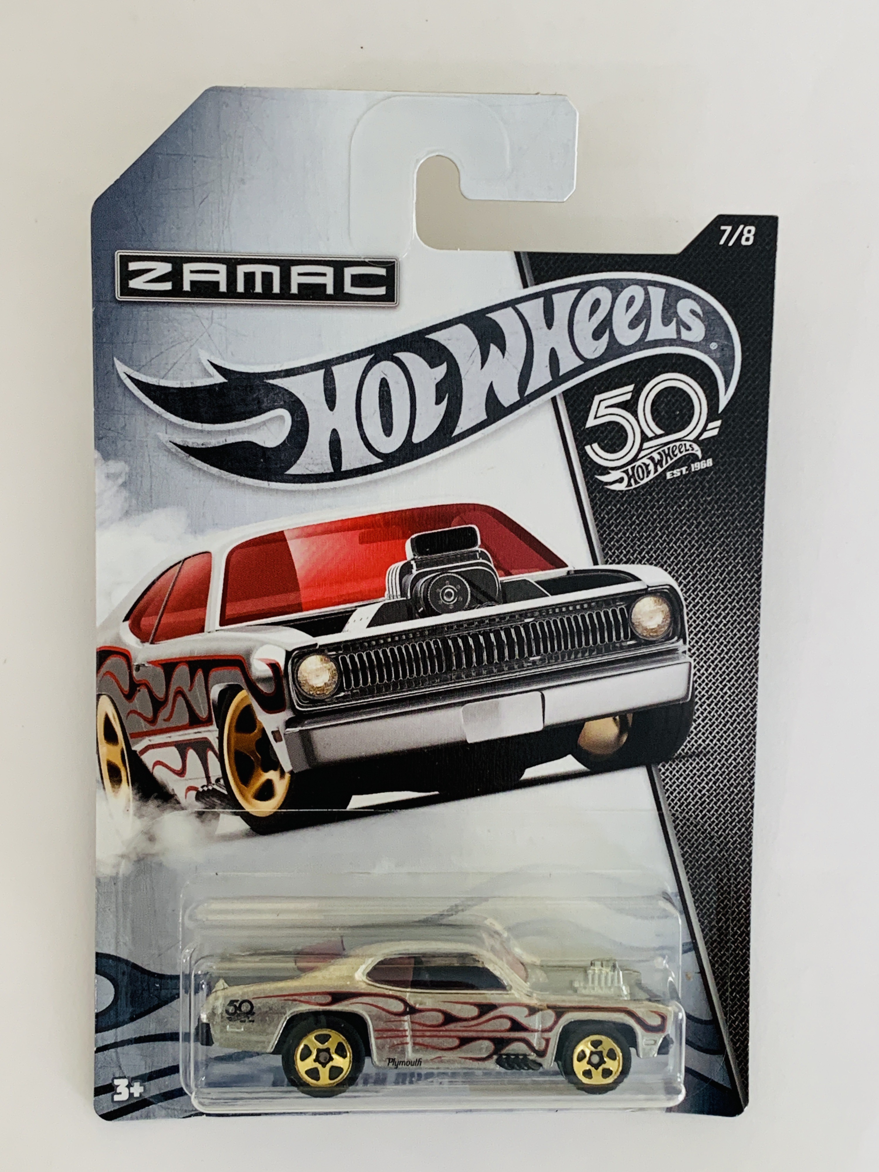 Hot Wheels 50th Anniversary ZAMAC Plymouth Duster Thruster