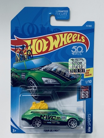 Hot Wheels 2018 Factory Set #77 Tour De Fast