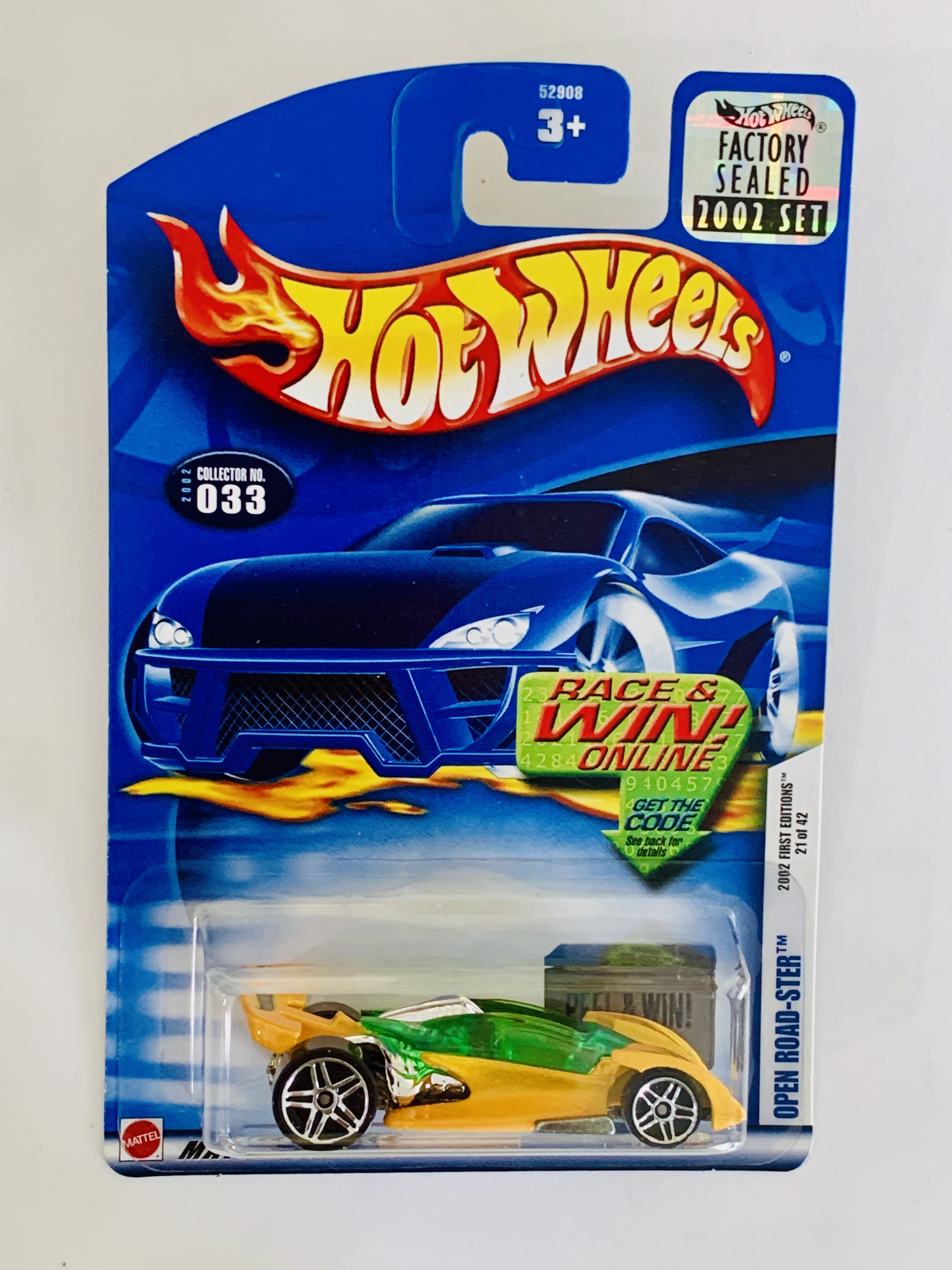 Hot Wheels 2002 Factory Set #033 Open Road-ster