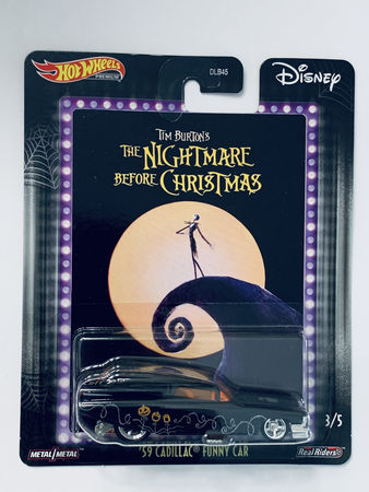 Hot Wheels Premium Disney The Nightmare Before Christmas '59 Cadillac Funny Car