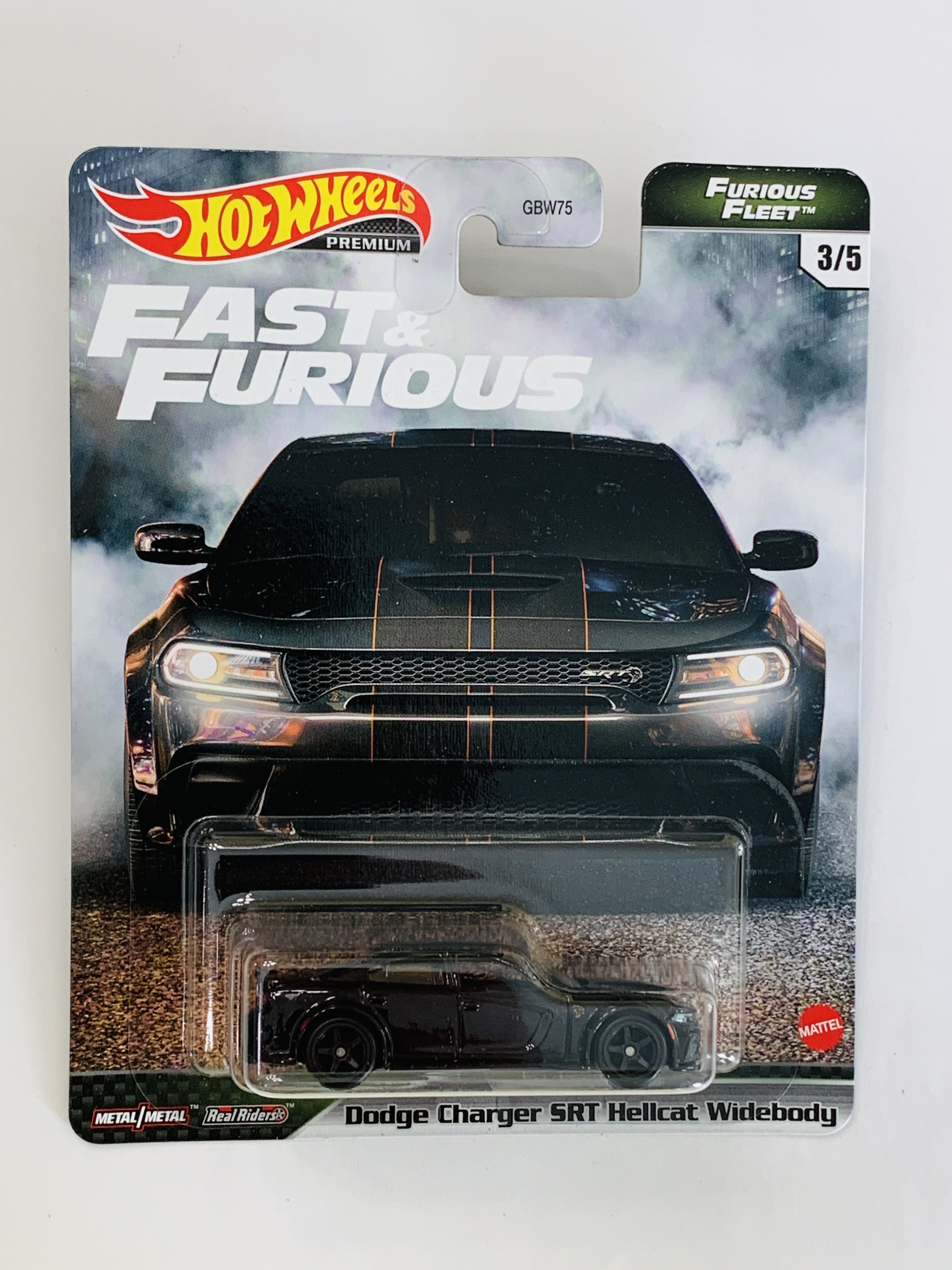 Hot Wheels Premium Fast & Furious Furious Fleet Dodge Charger SRT Hellcat Widebody