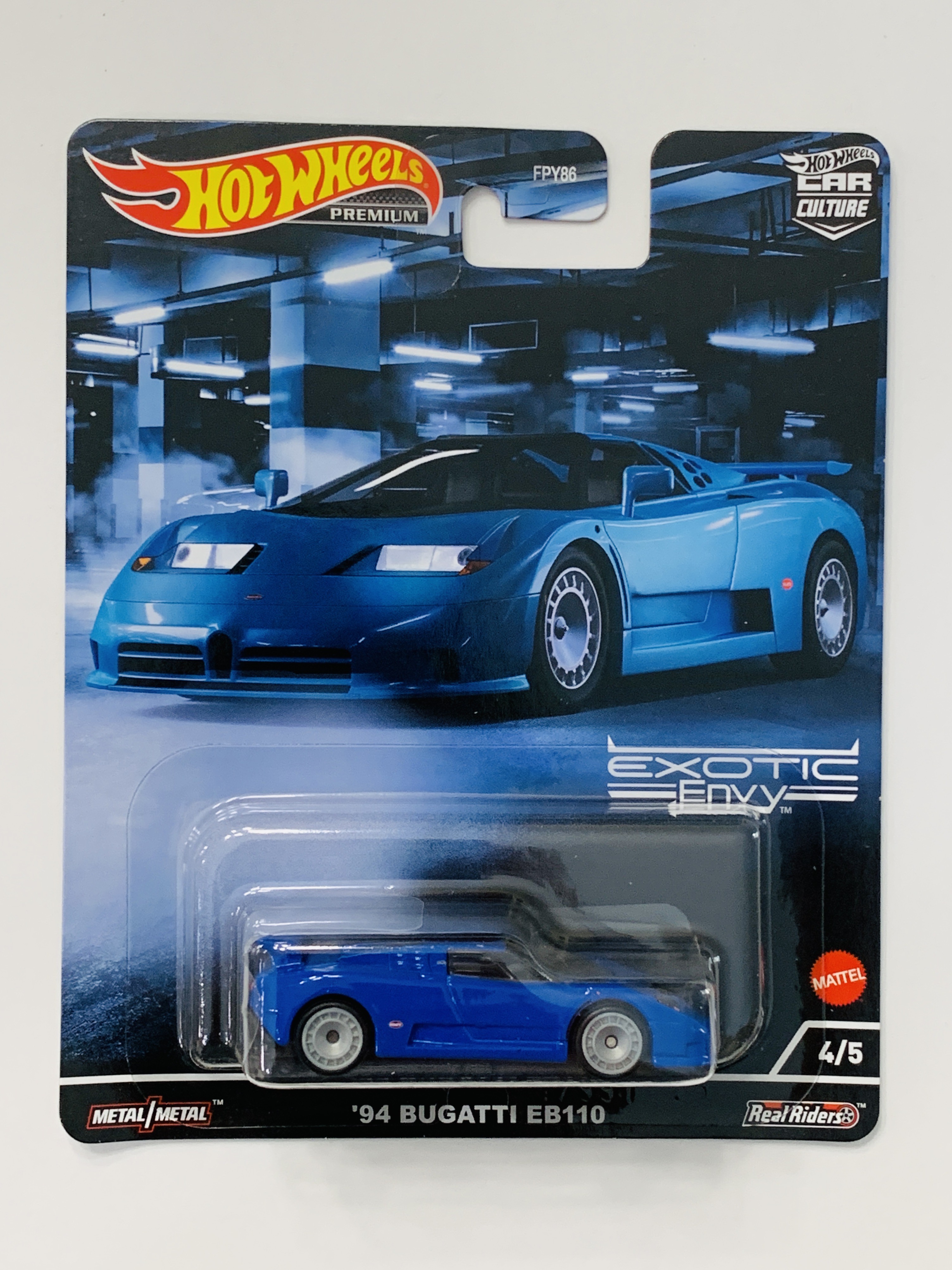 Hot Wheels Premium Exotic Envy '94 Bugatti EB110