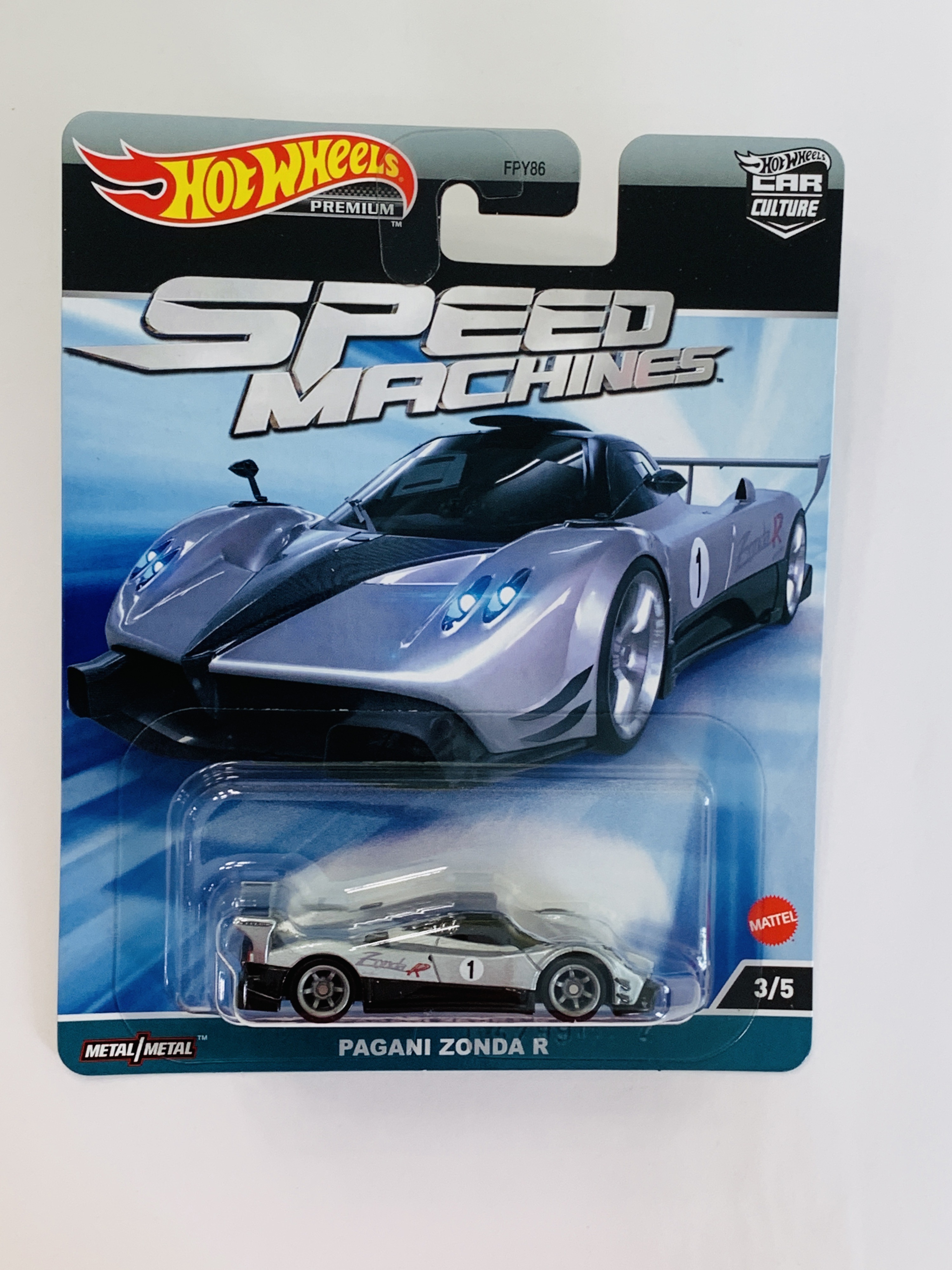 Hot Wheels Premium Car Culture Speed Machines Pagani Zonda R