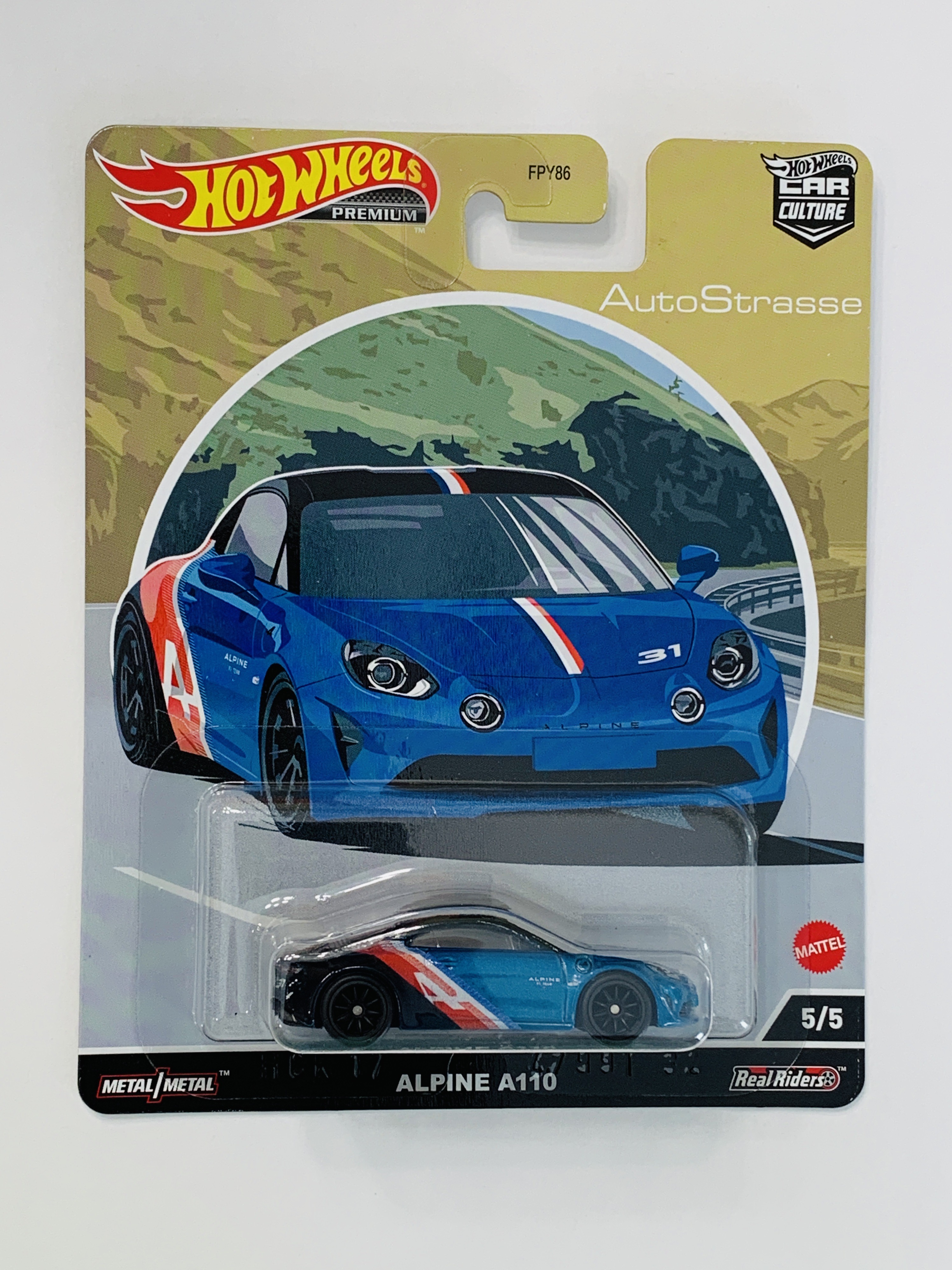 Hot Wheels Premium Auto Strasse Alpine A110