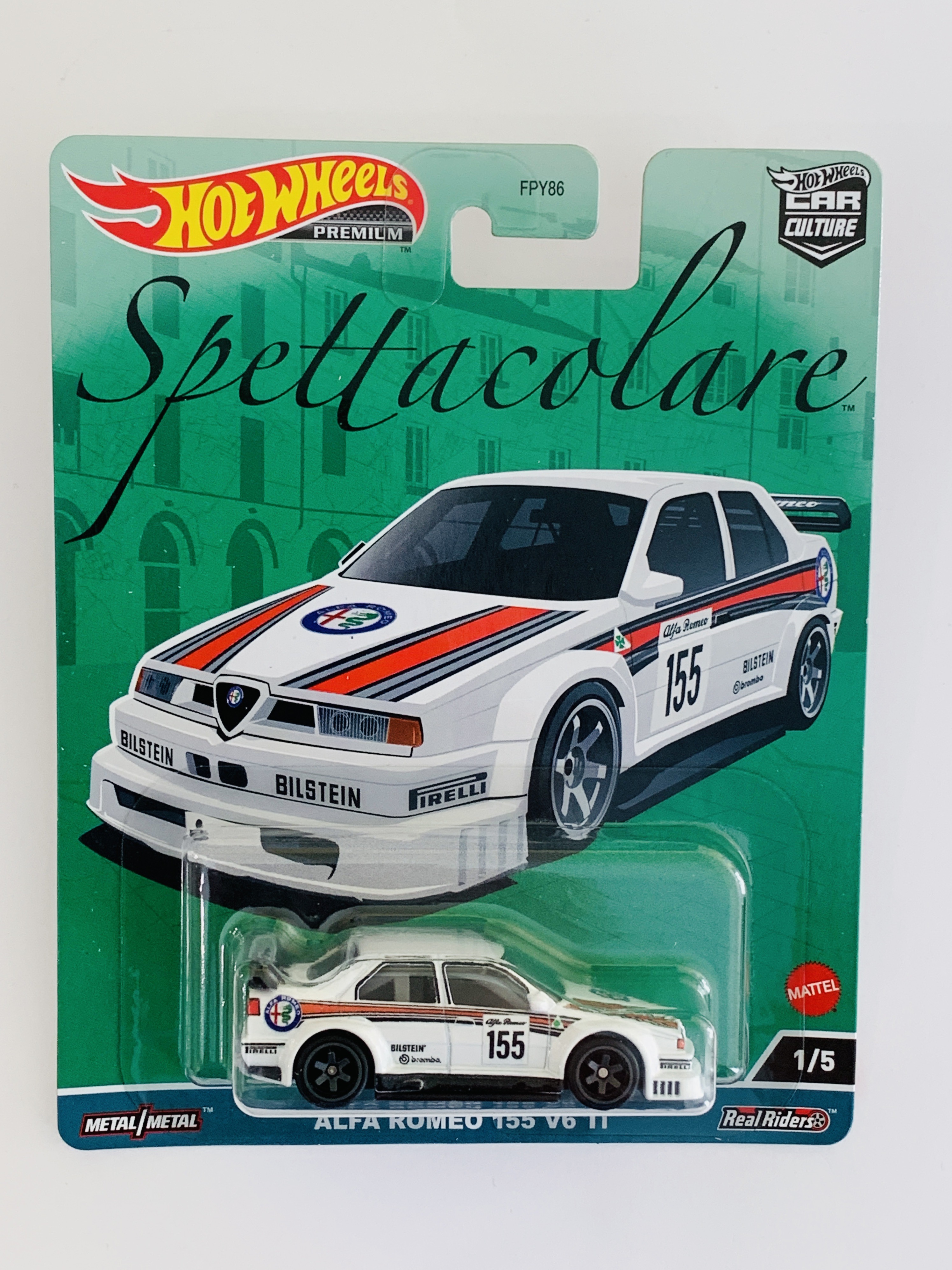 Hot Wheels Premium Spettacolare Alfa Romeo 155 V6 Ti