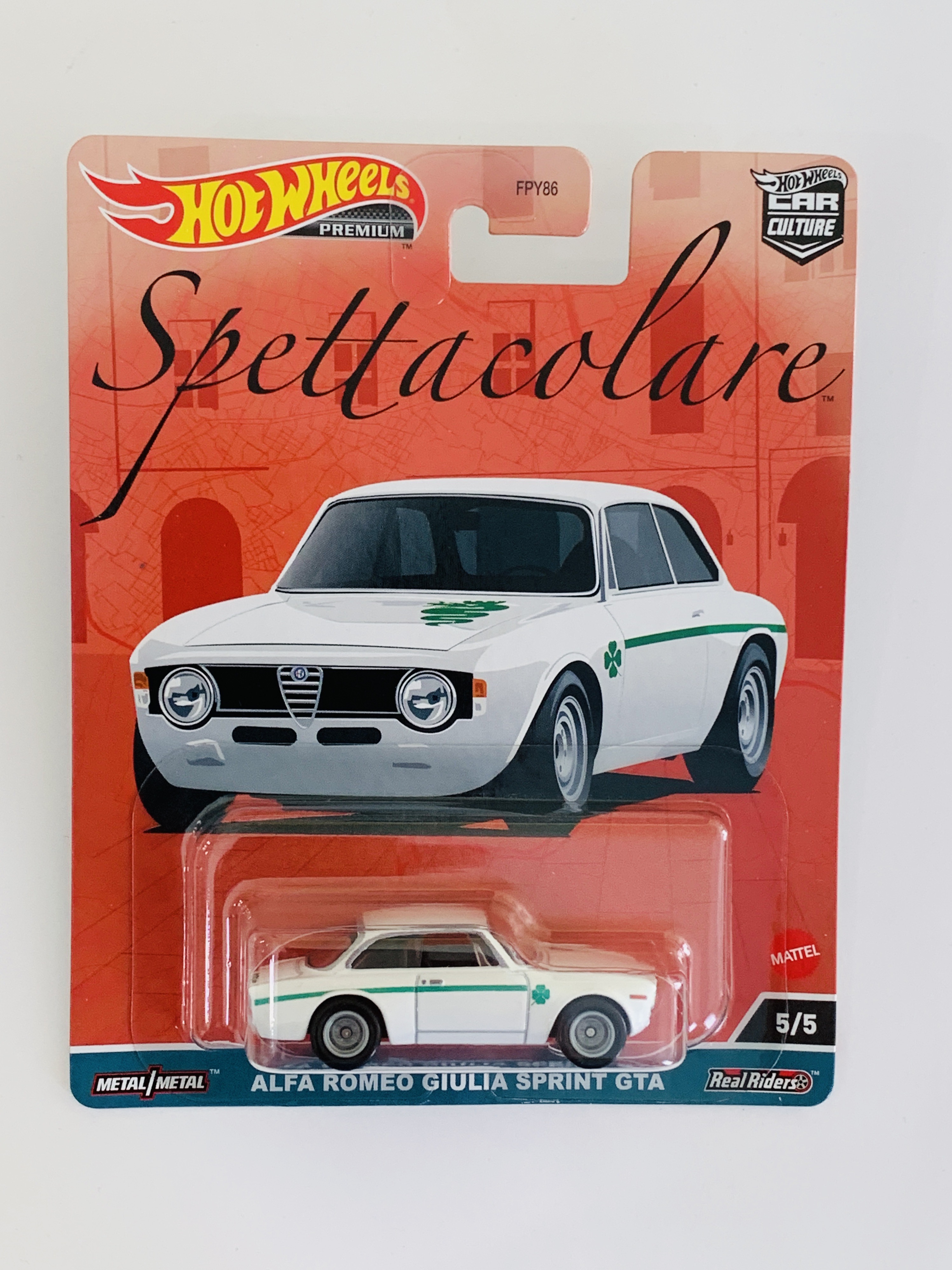 Hot Wheels Premium Spettacolare Alfa Romeo Giulia Sprint GTA