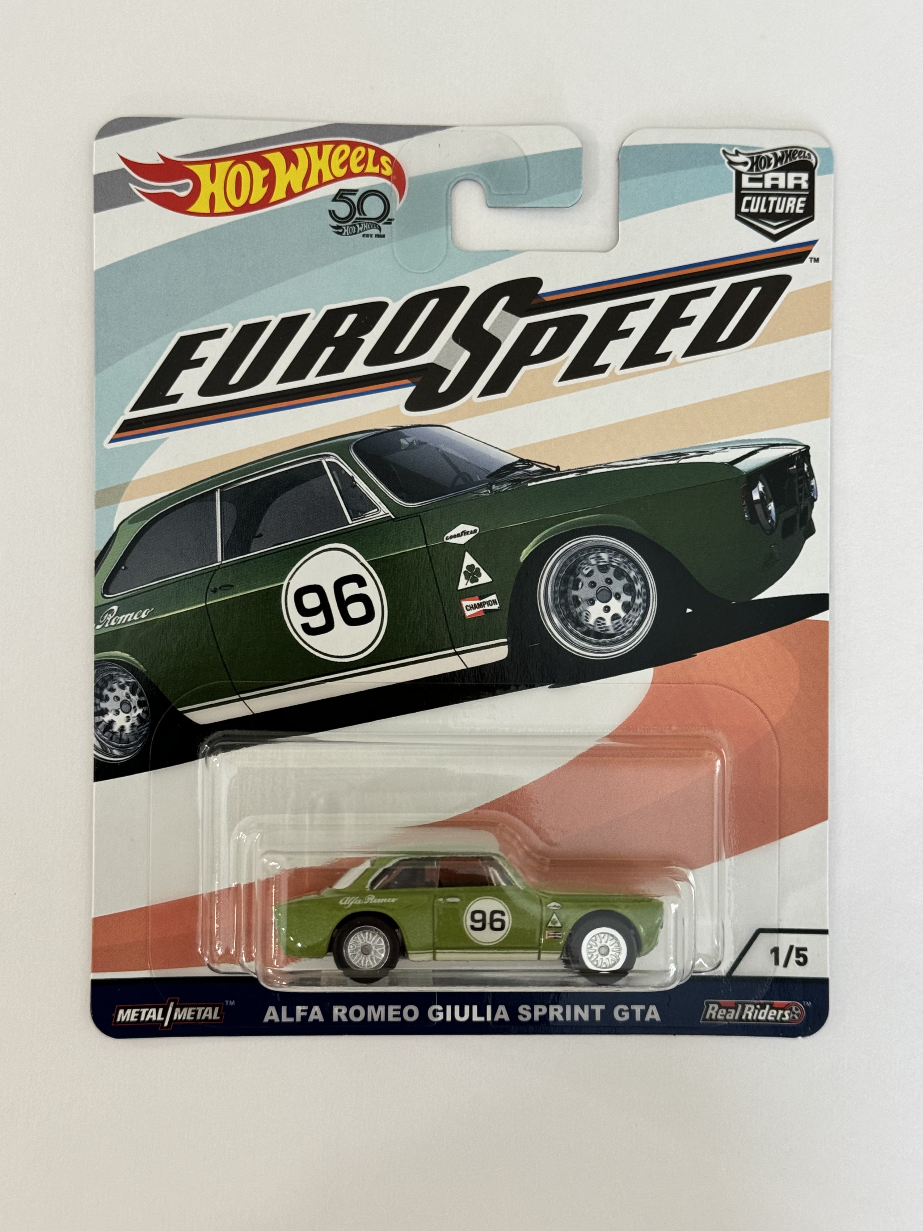 Hot Wheels Premium Car Culture Euro Speed Alfa Romeo Giulia Sprint GTA