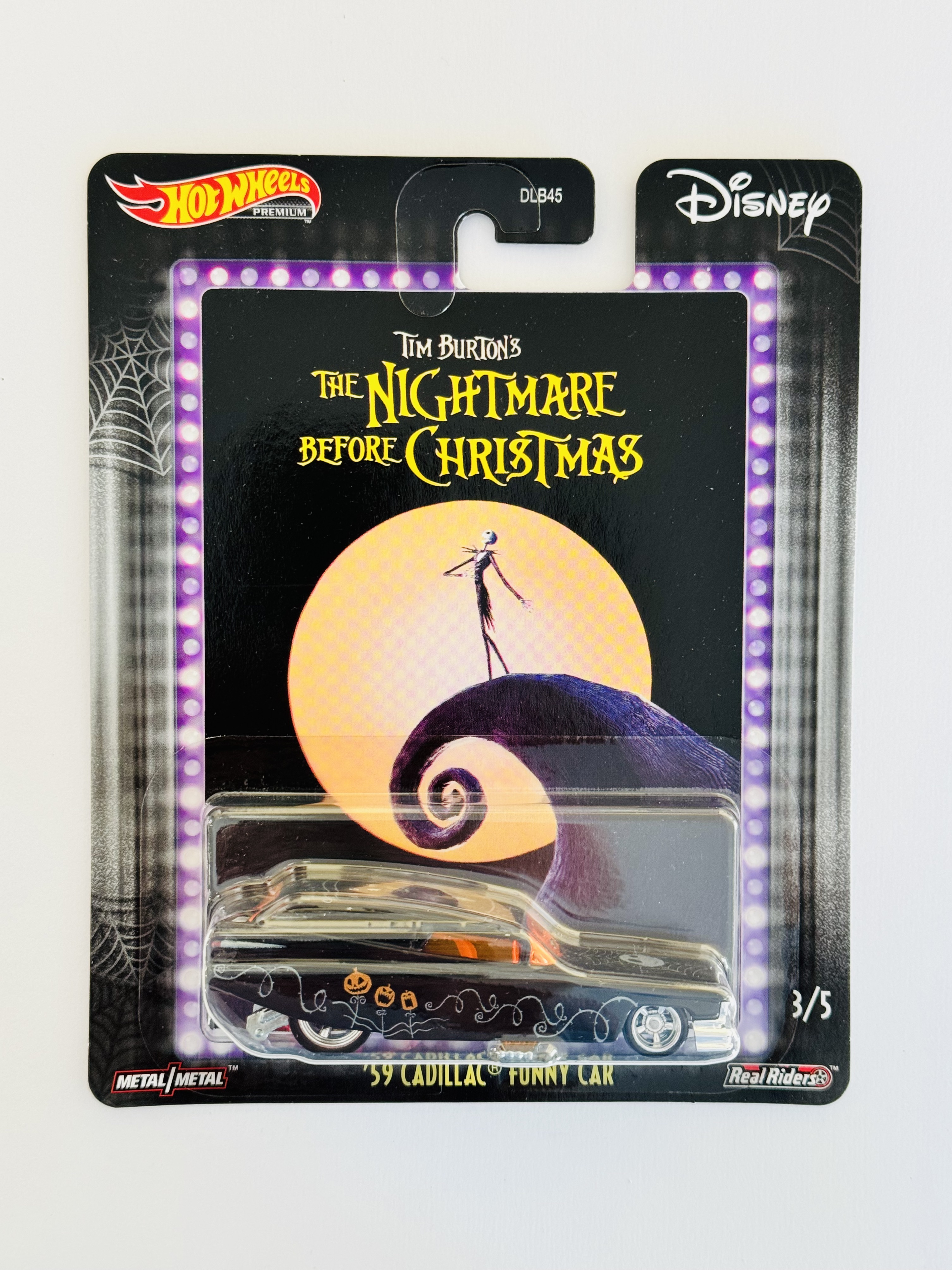 Hot Wheels Premium Disney The Nightmare Before Christmas '59 Cadillac Funny Car