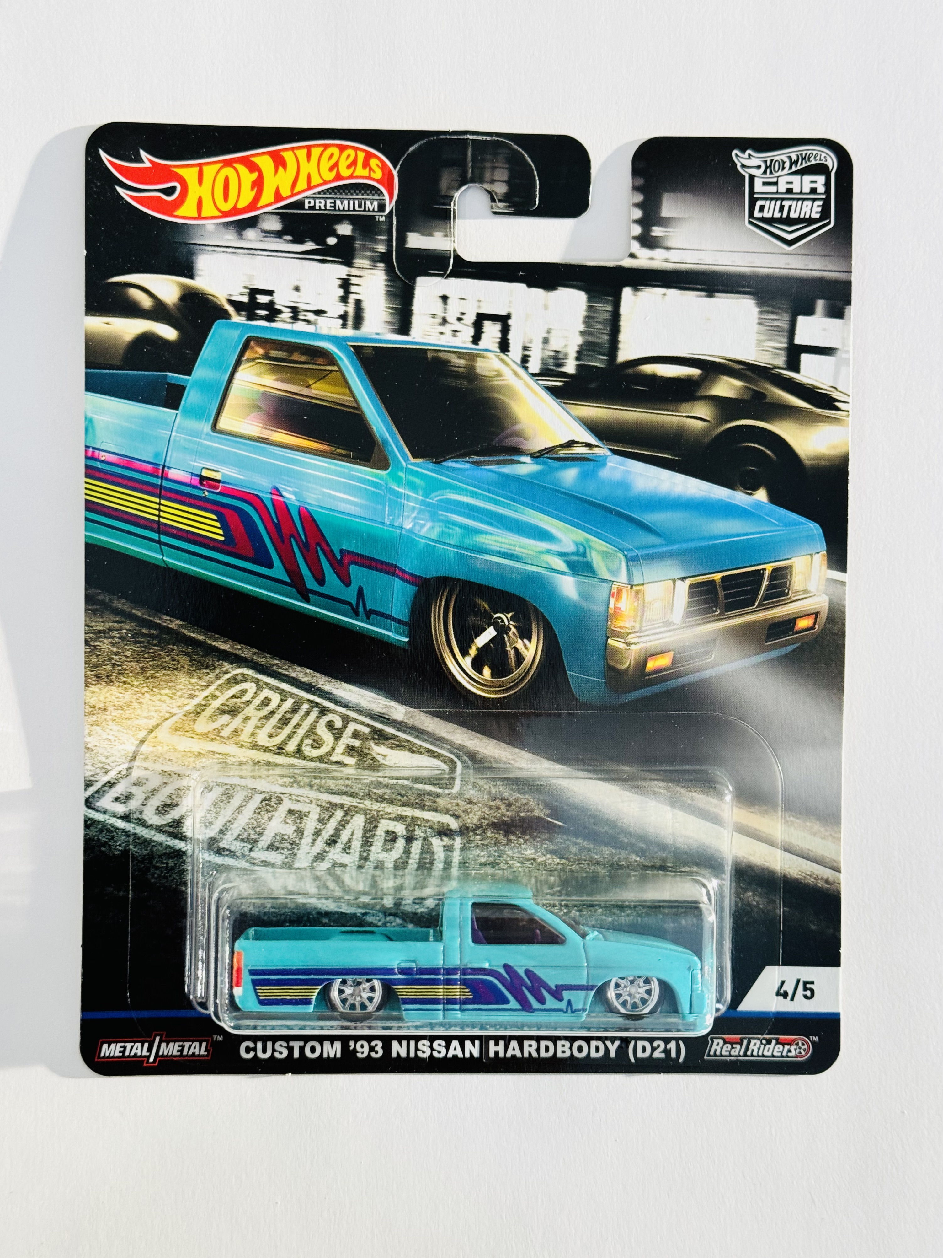 Hot Wheels Premium Cruise Boulevard Custom '93 Nissan Hardbody (D21)