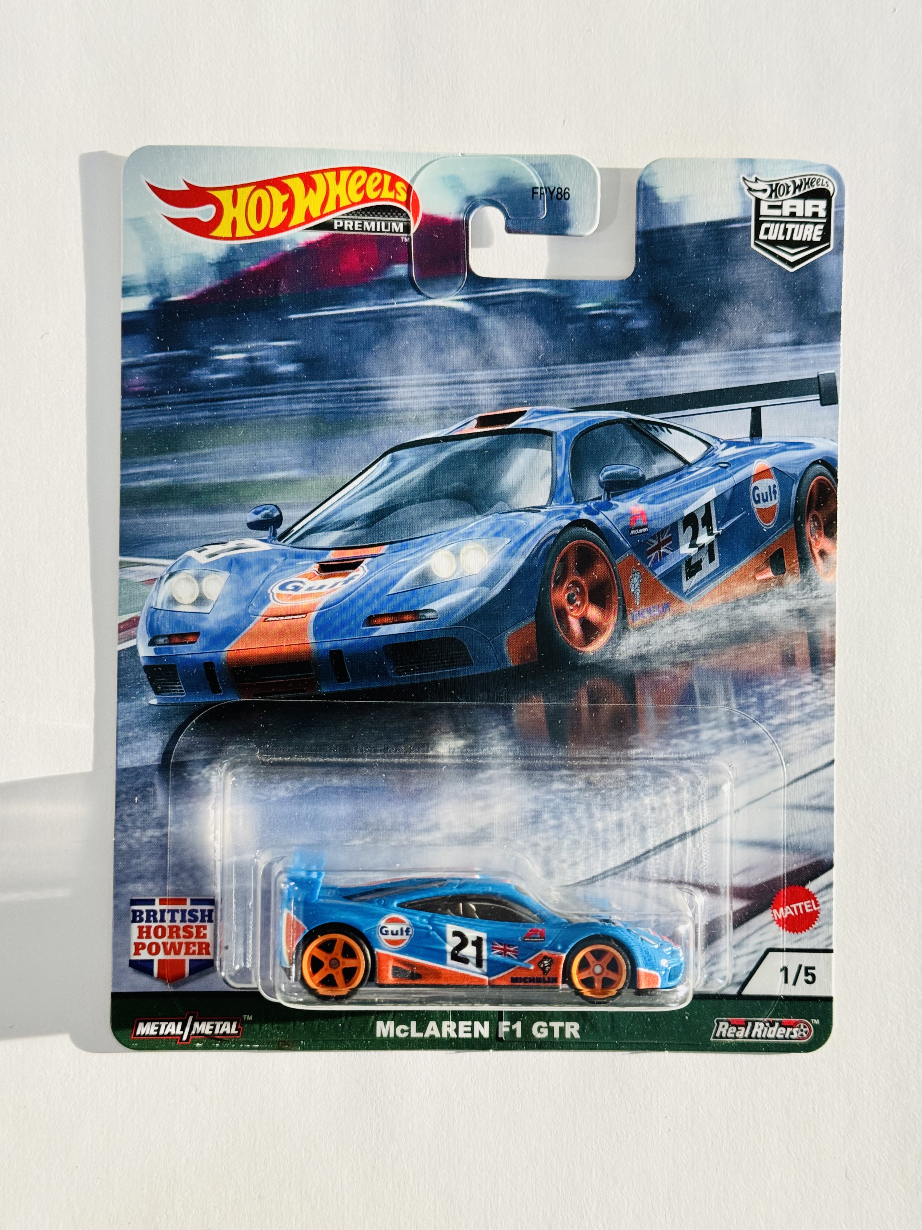 Hot Wheels Premium British Horse Power McLaren F1 GTR