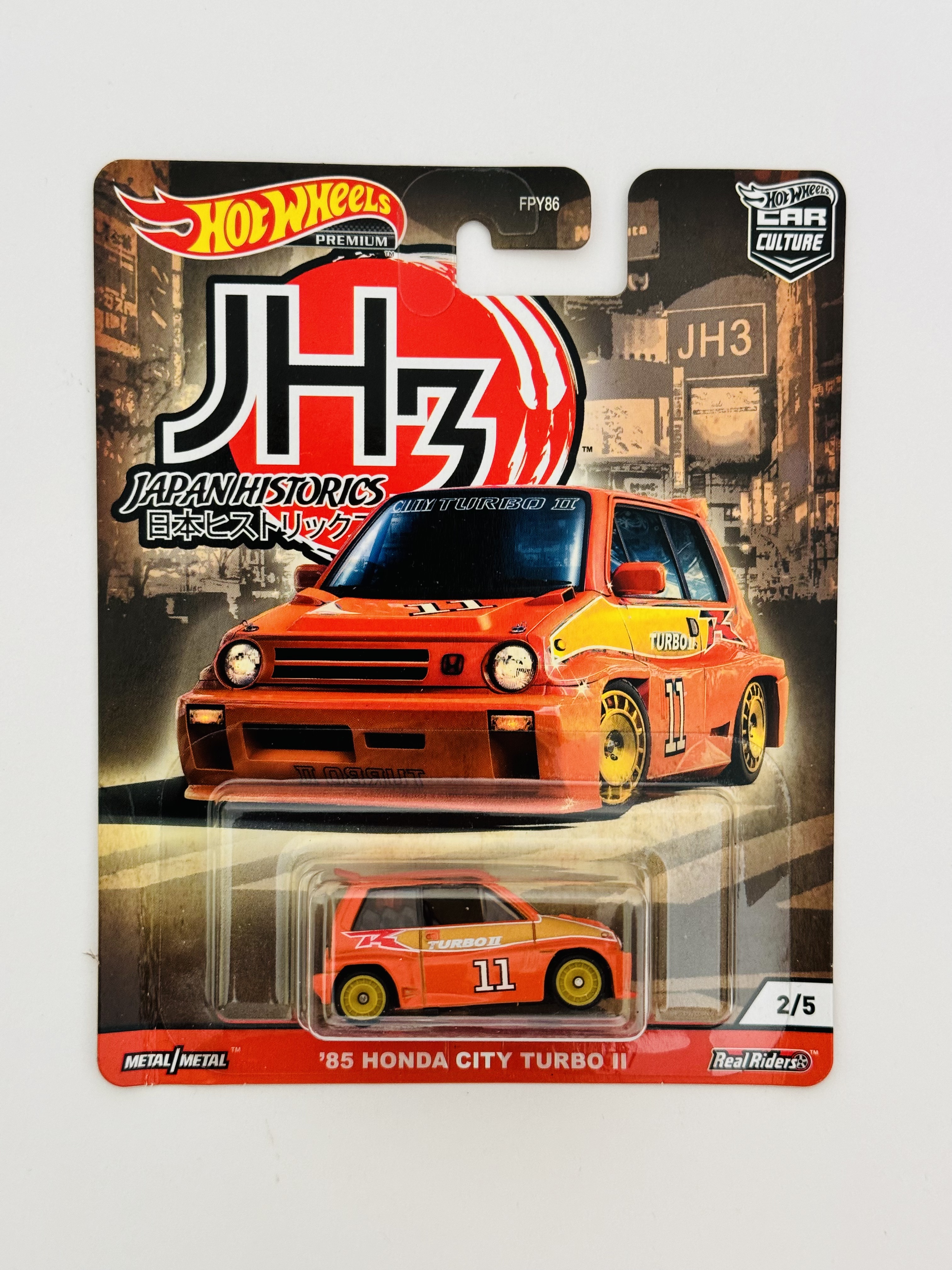 Hot Wheels Premium Japan Historics 3 '85 Honda City Turbo II