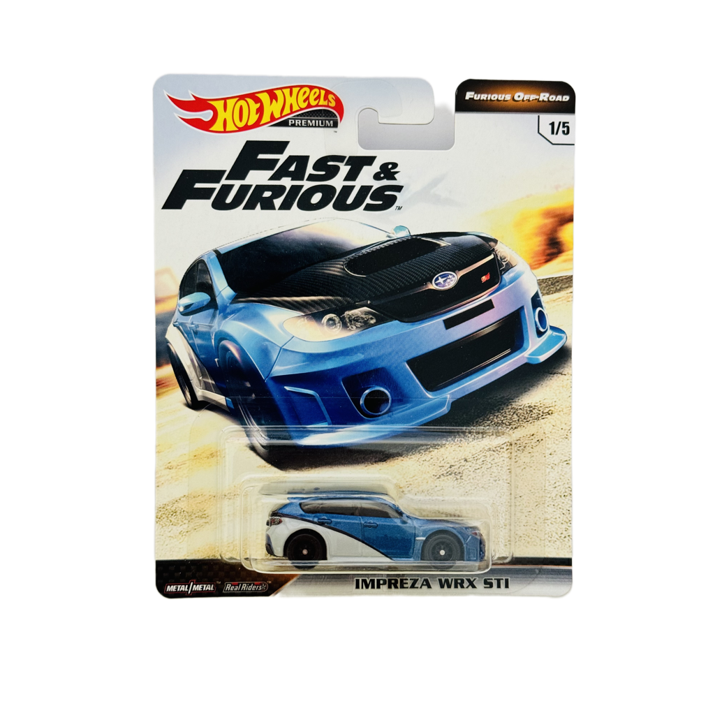 Hot Wheels Premium Fast & Furious Furious Off-Road Impreza WRX STI