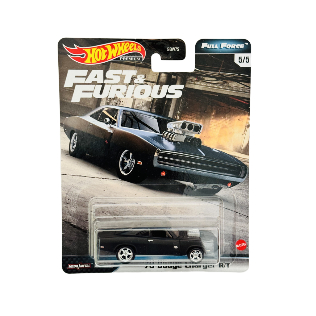 Hot Wheels Premium Fast & Furious Full Force '70 Dodge Charger R/T