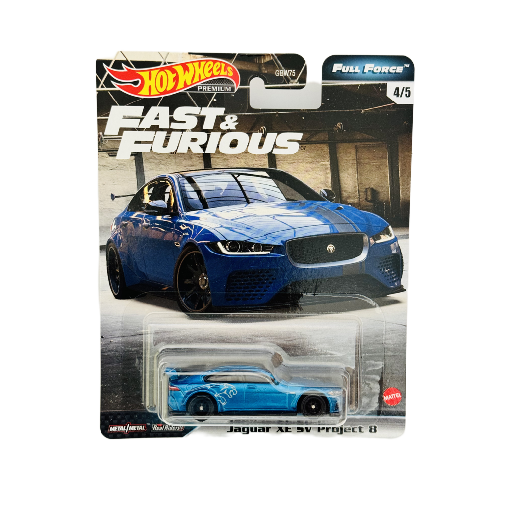 Hot Wheels Premium Fast & Furious Full Force Jaguar XE SV Project 8