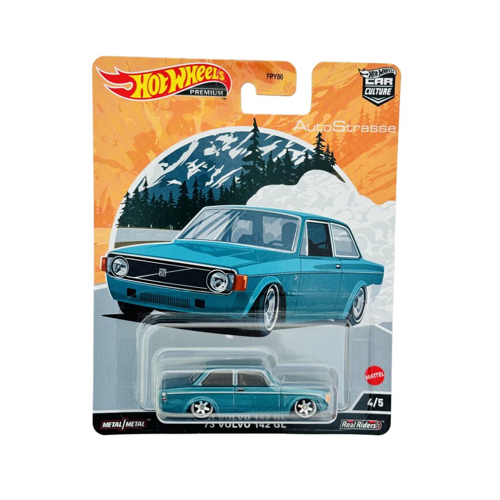 Hot Wheels Premium Auto Strasse '73 Volvo 142 GL