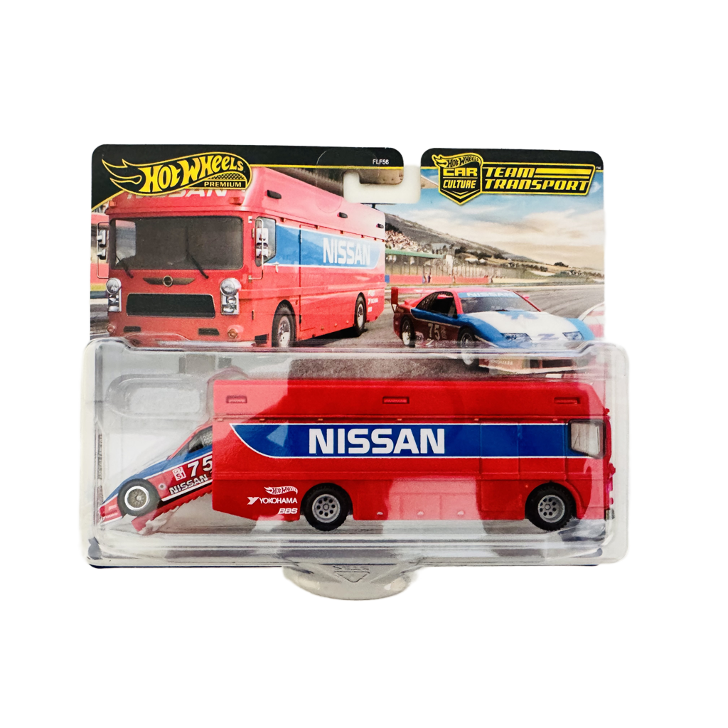 Hot Wheels Premium Team Transport #73 Euro Hauler / '94 Nissan 300 ZX GTS