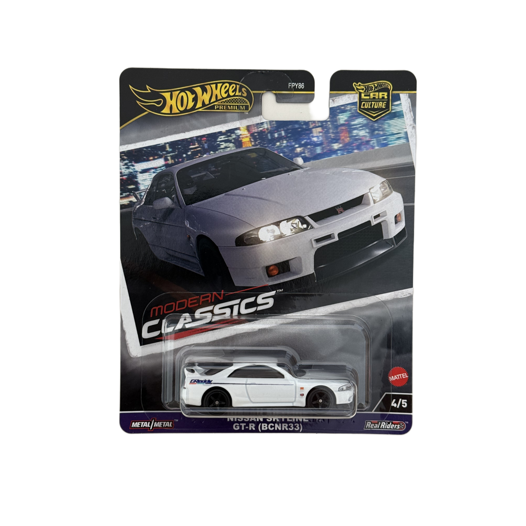 Hot Wheels Premium Modern Classics Nissan Skyline GT-R (BCNR33)