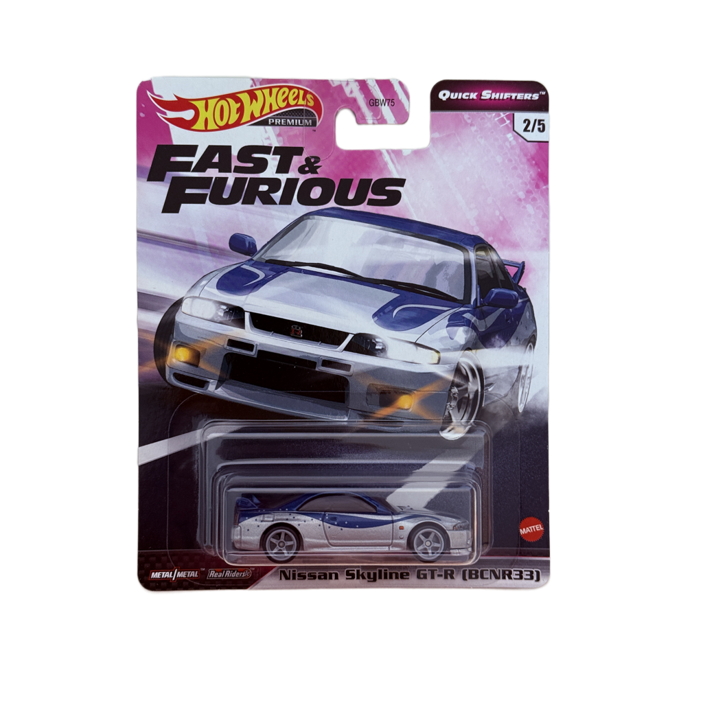 Hot Wheels Premium Fast & Furious Quick Shifters Nissan Skyline GT-R (BCNR33)