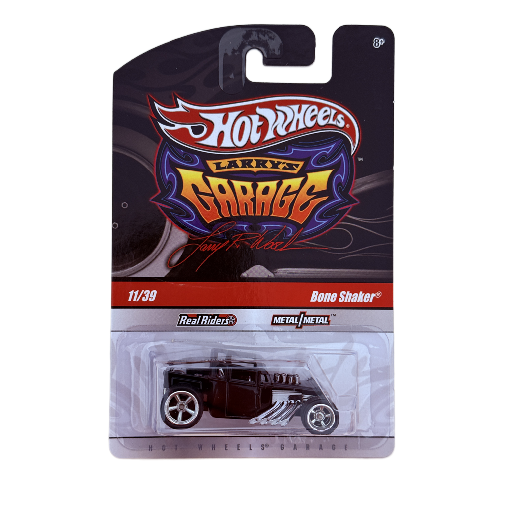 Hot Wheels Exclusive Signed Chase Larry's Garage Bone Shaker