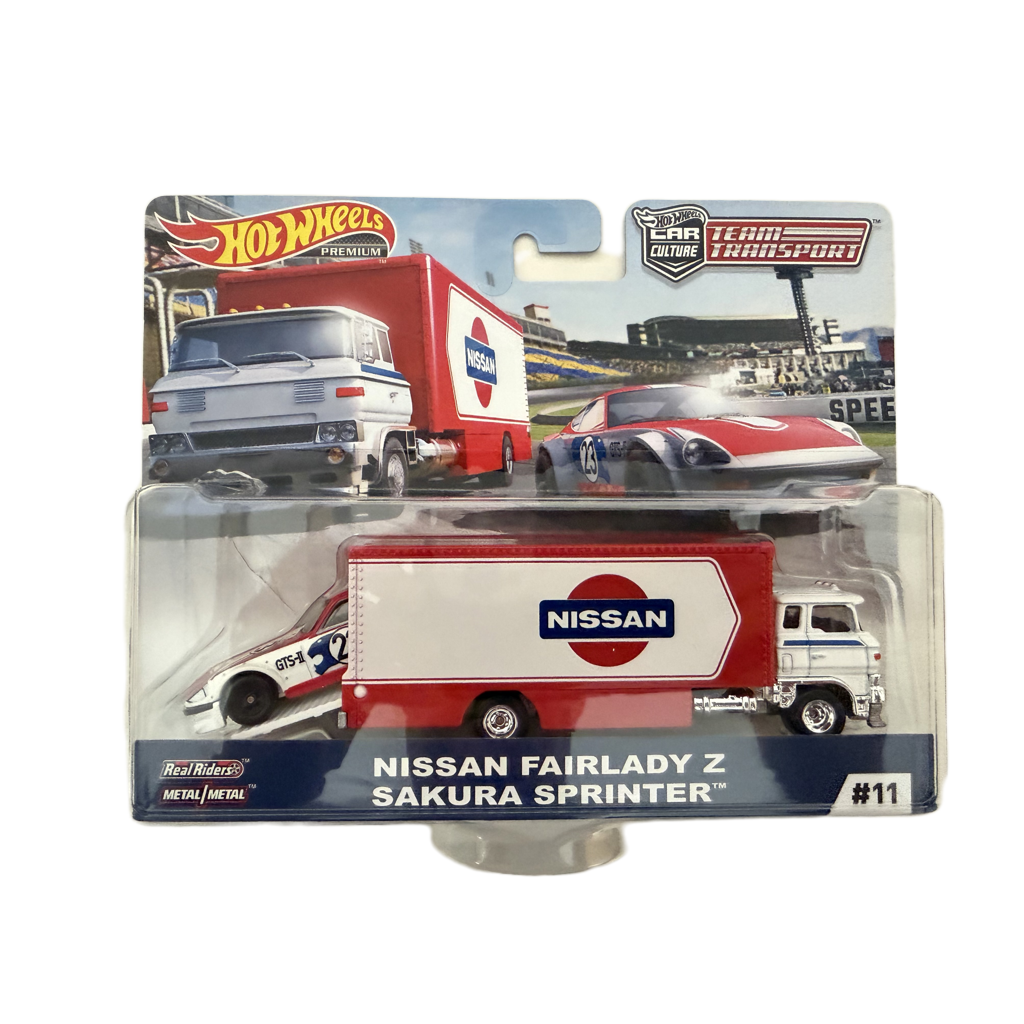 Hot Wheels Team Transport #11 Nissan Fairlady Z / Sakura Sprinter