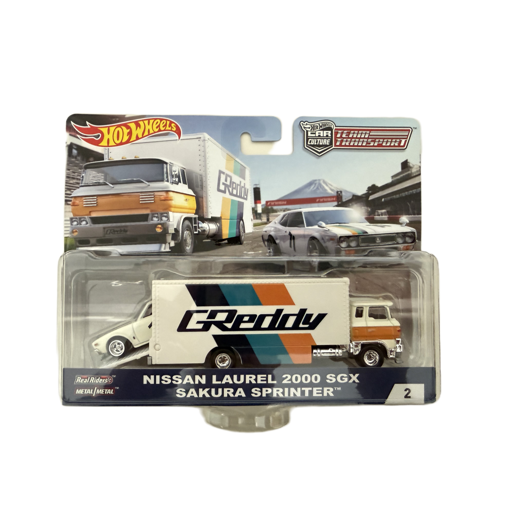 Hot Wheels Team Transport #2 Nissan Laurel 2000 SGX / Sakura Sprinter