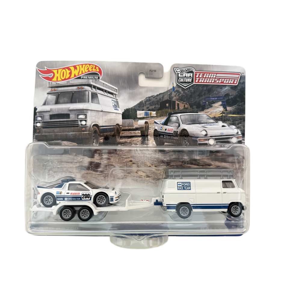 Hot Wheels Team Transport #33 Ford RS200 / Rally Van