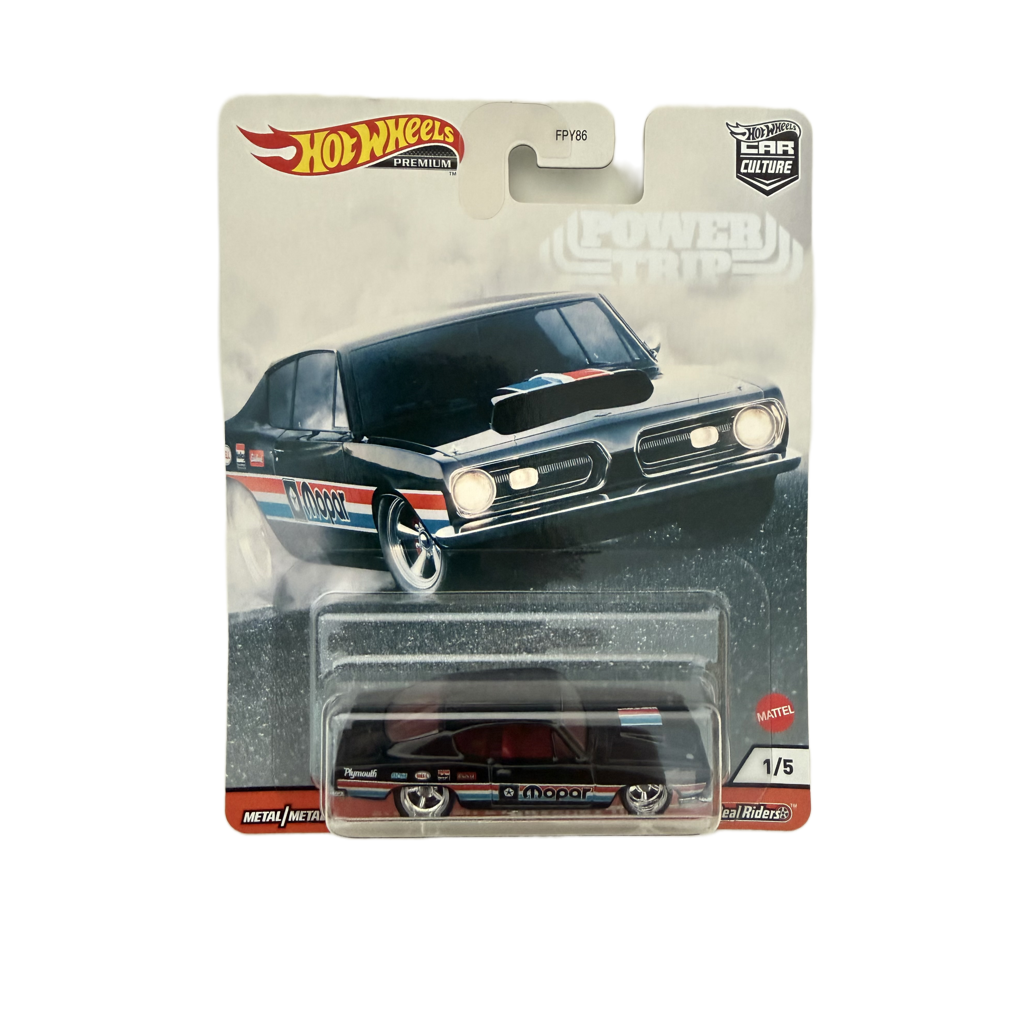 Hot Wheels Premium Power Trip Plymouth Barracuda HEMI