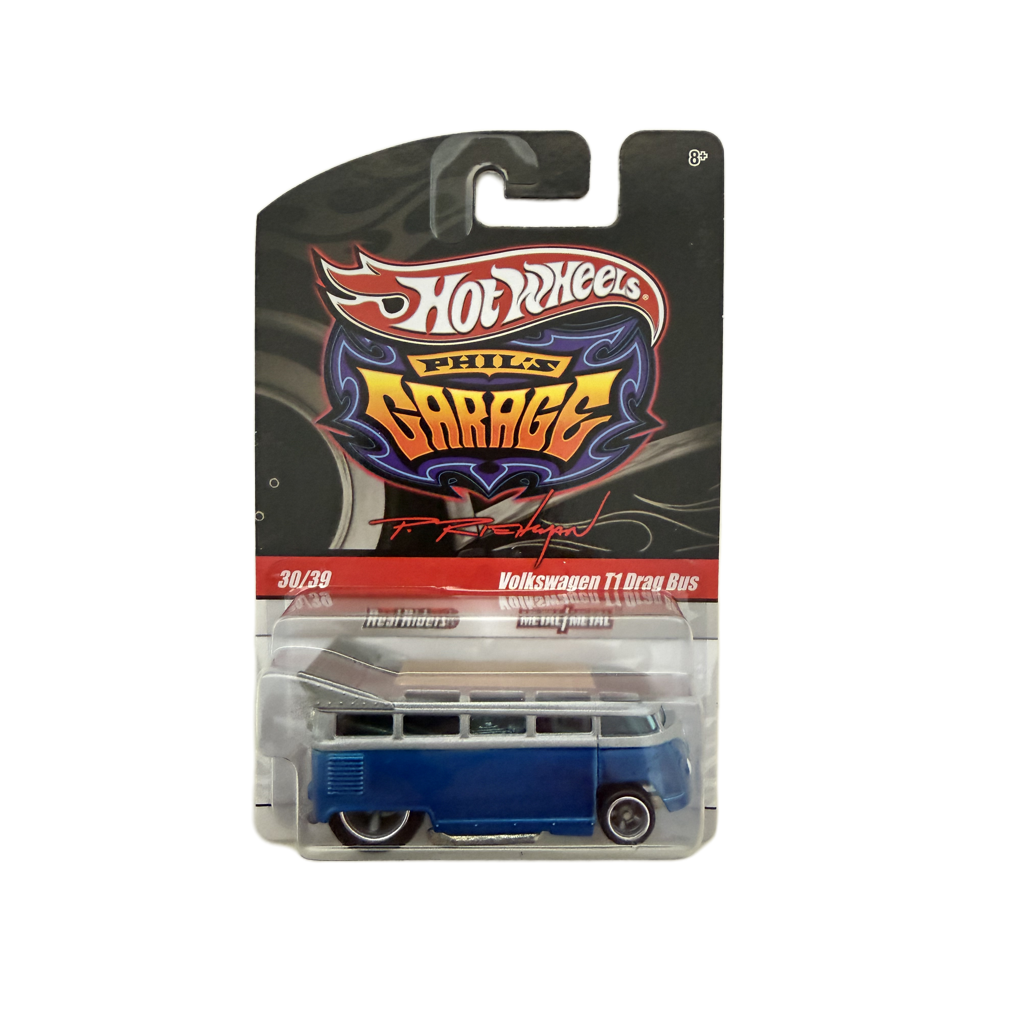 Hot Wheels Phil's Garage Volkswagen T1 Drag Bus Signed Chase