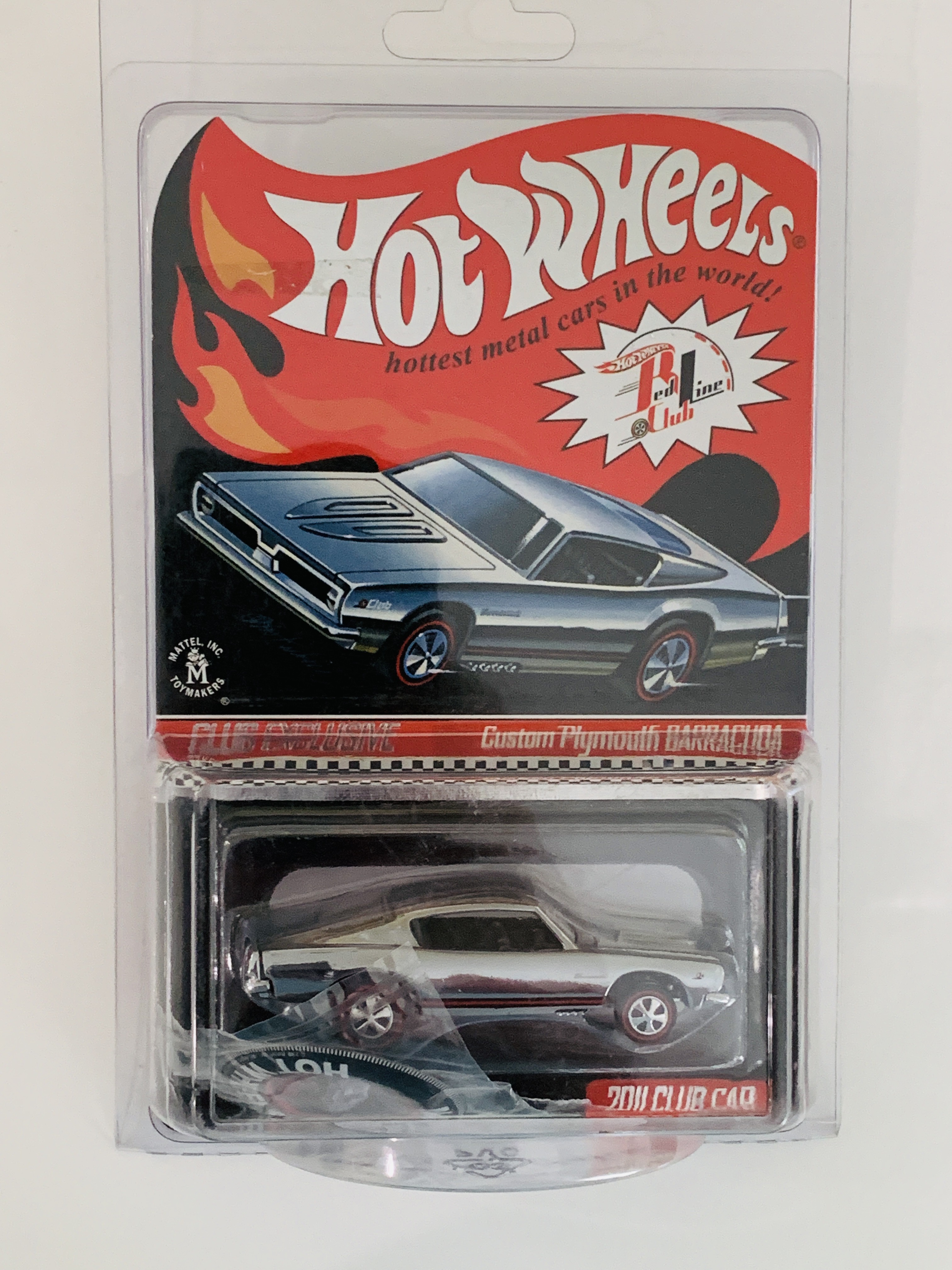 Hot Wheels Redline Club Exclusive Custom Plymouth Barracuda - No Stripes - 1608/3000