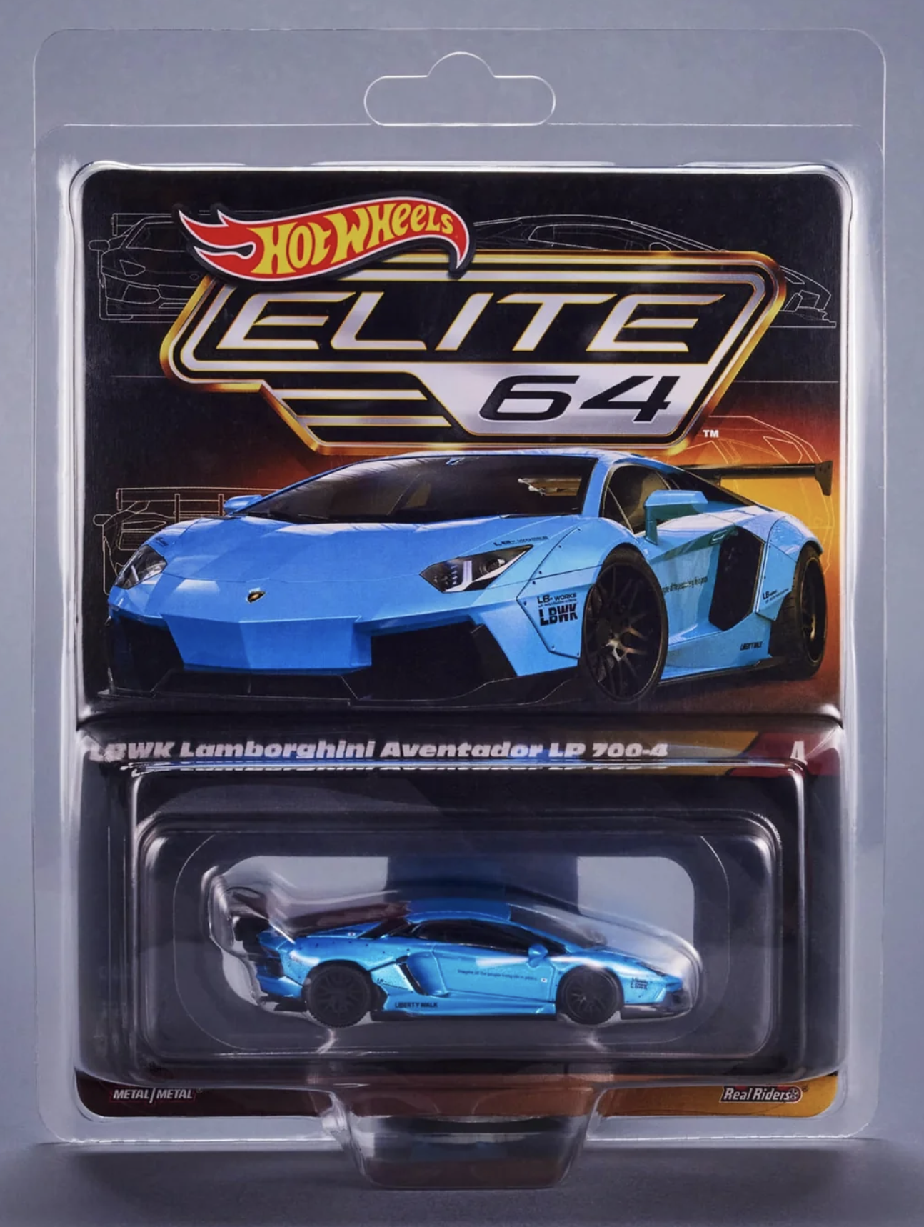 Hot Wheels Redline Club Elite 64 LBWK Lamborghini Aventador LP 700-4