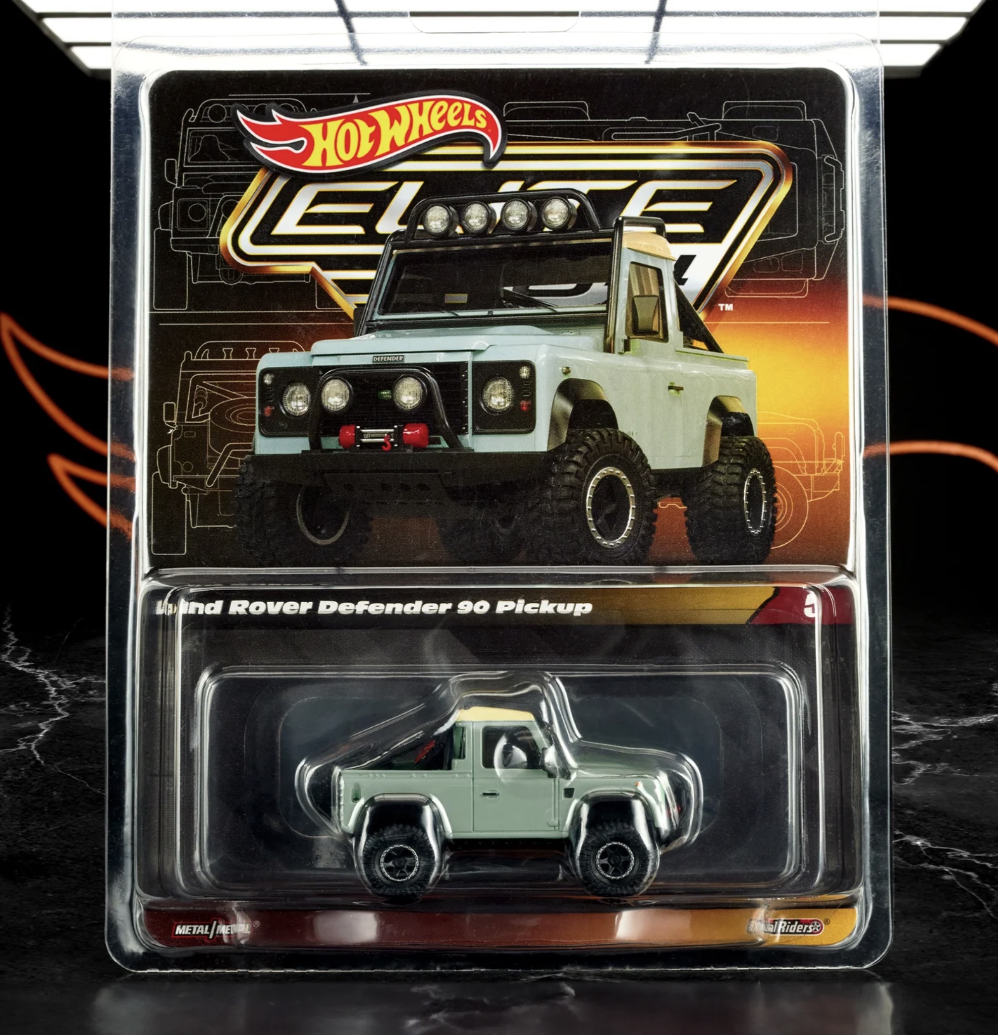 Hot Wheels Redline Club Elite Land Rover Defender 90 Pickup