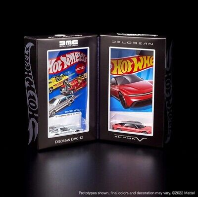 Hot Wheels Redline Club Delorean DMC-12 & Alpha 5 Set