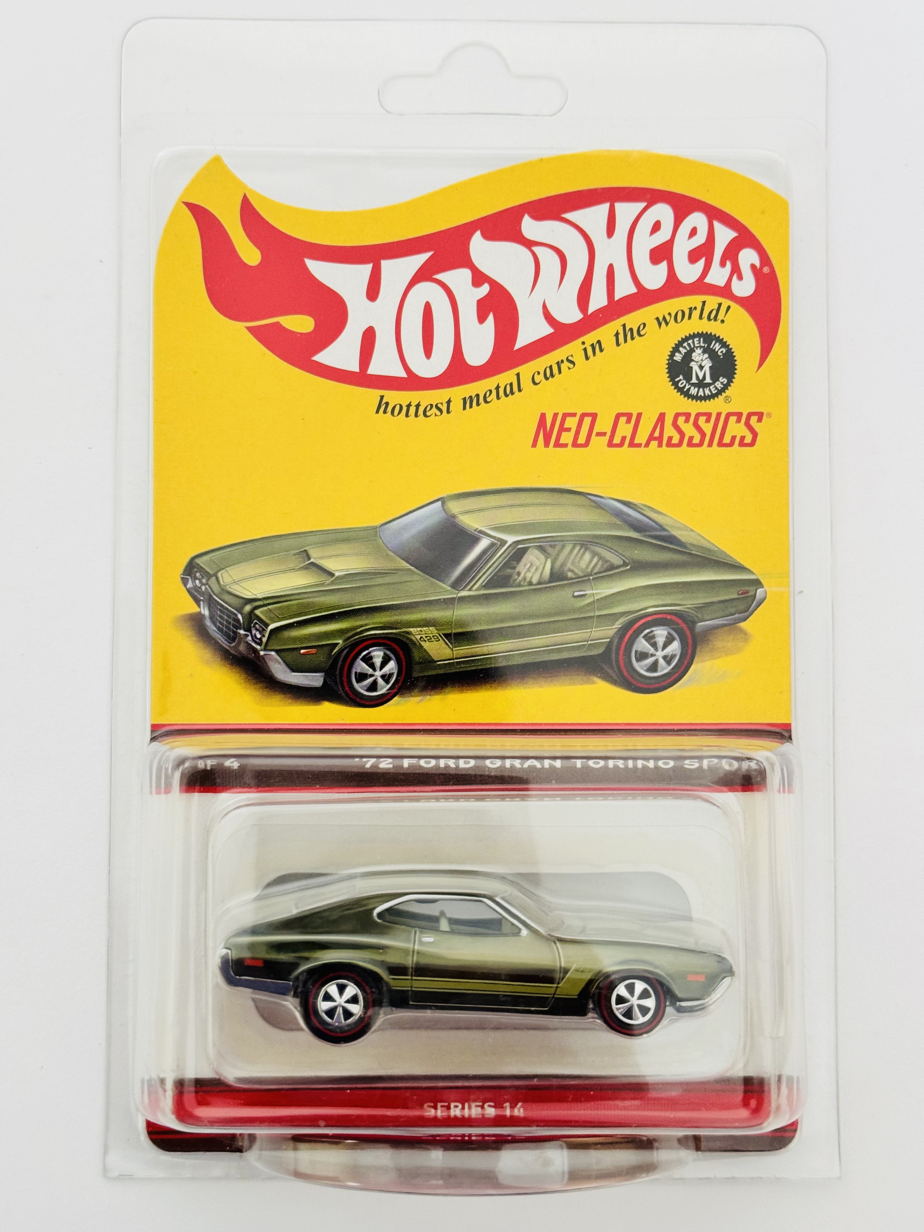 Hot Wheels Redline Club Neo-Classics -72 Ford Gran Torino Sport - 5000 Produced