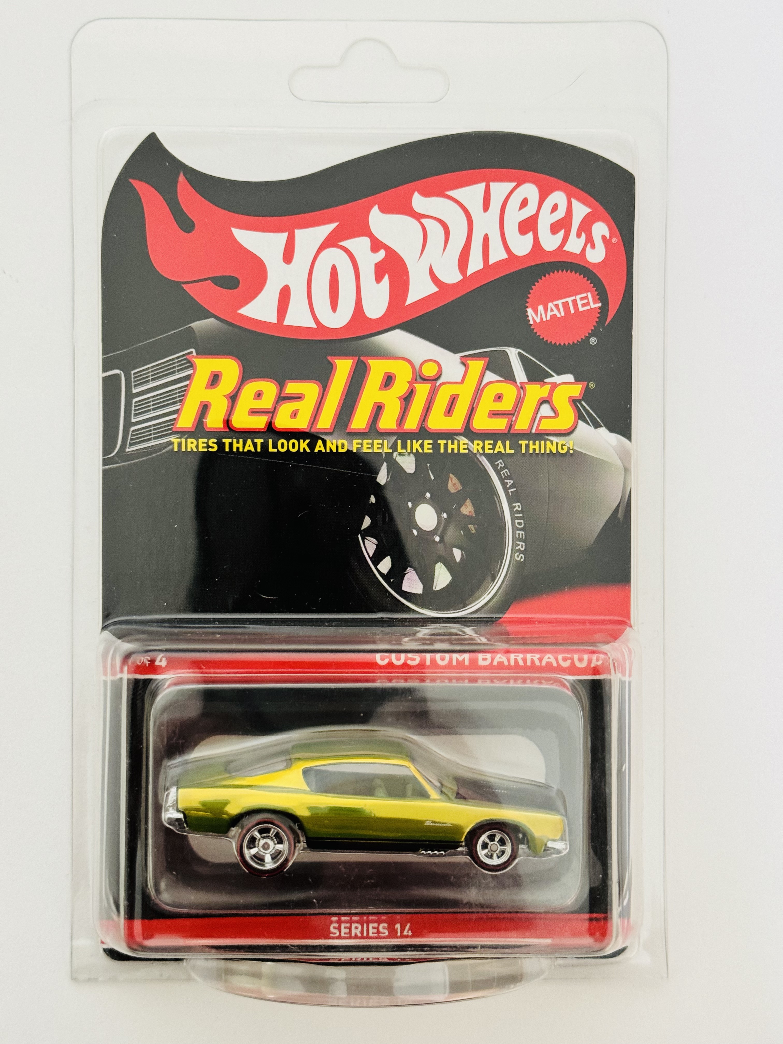 Hot Wheels Redline Club Real Riders Custom Barracuda - 5000 Produced