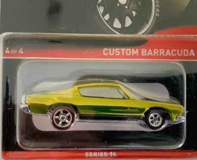 Hot Wheels Redline Club Real Riders Custom Barracuda - 4981/5000 1