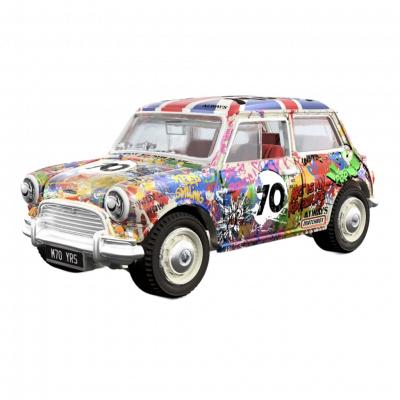 Matchbox Mattel Creations Mr. Brainwash Austin Mini Cooper S 1