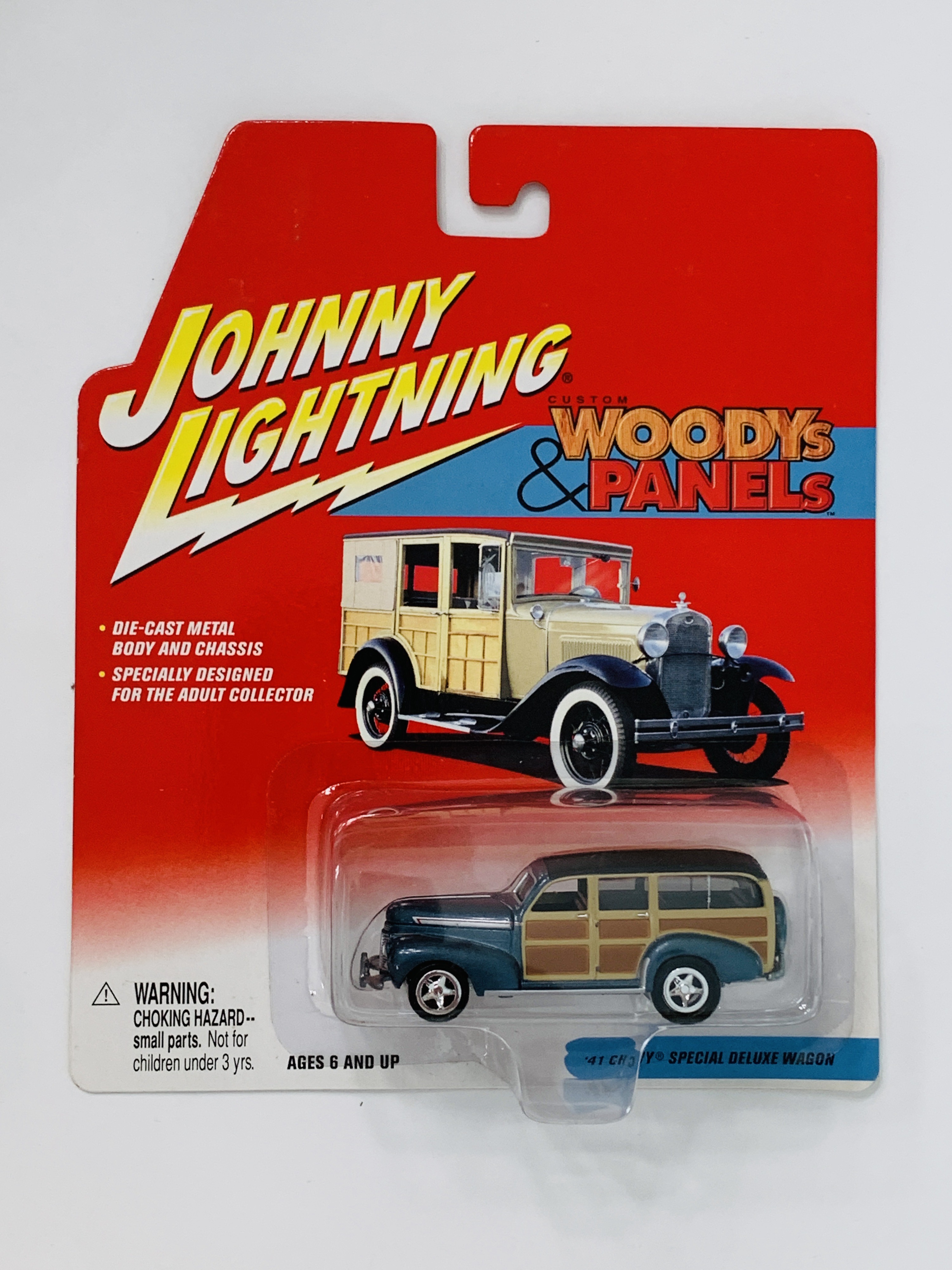 Johnny Lightning Woodys & Panels '41 Chevy Special Deluxe Wagon