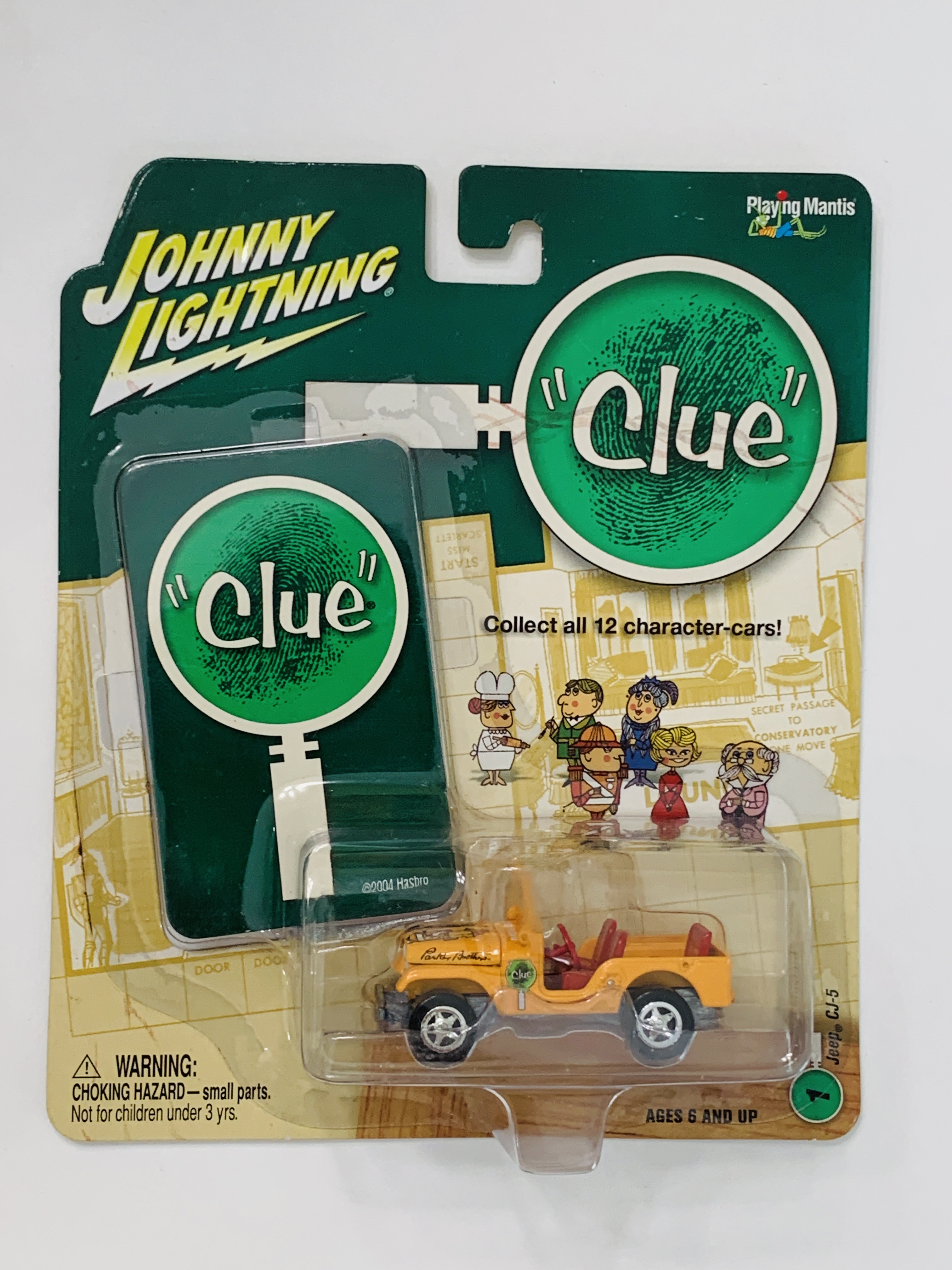 Johnny Lightning Clue Colonel Mustard Jeep CJ-5