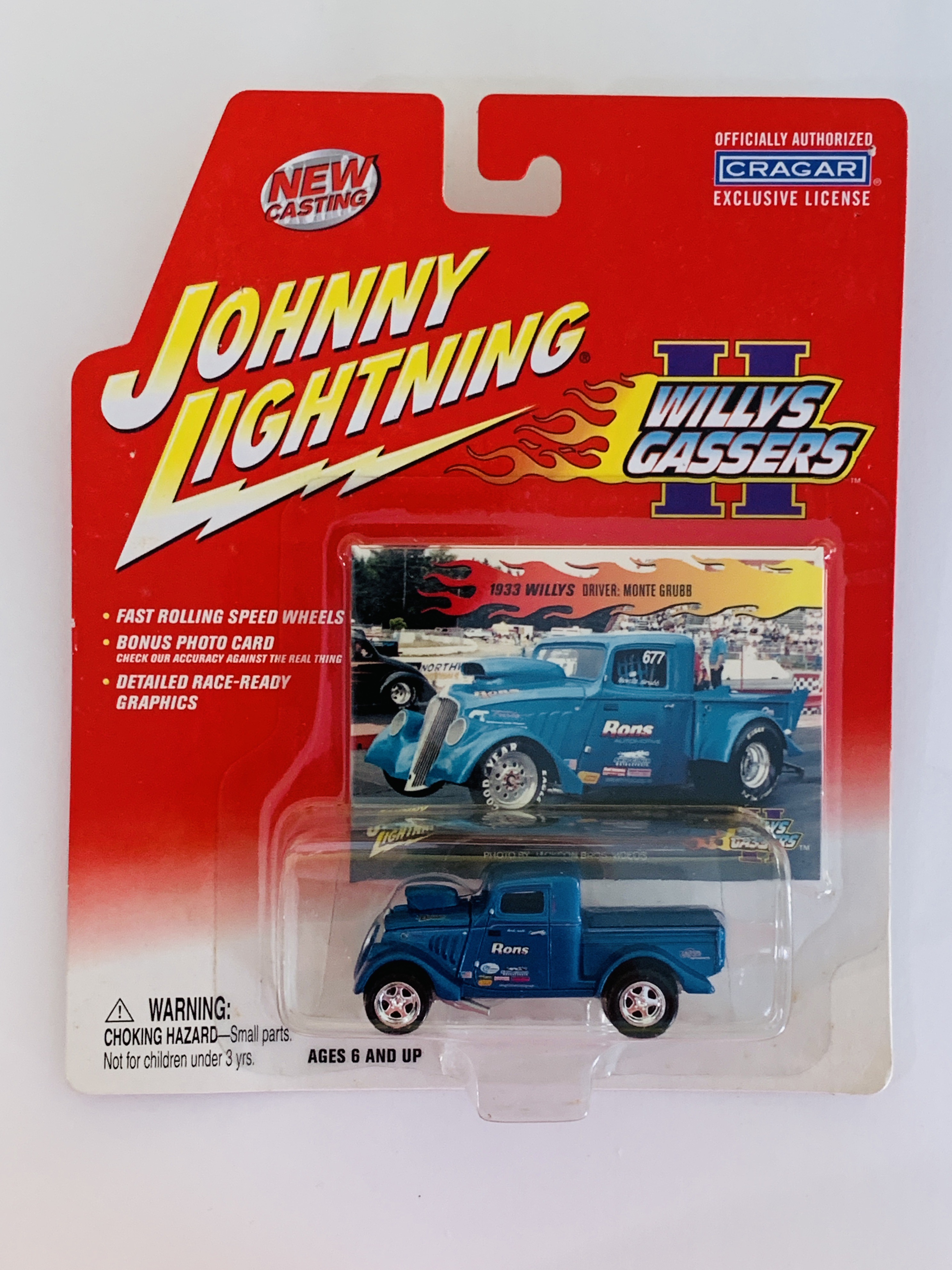 Johnny Lightning Willys Gassers II 1933 Willys Monte Grubb