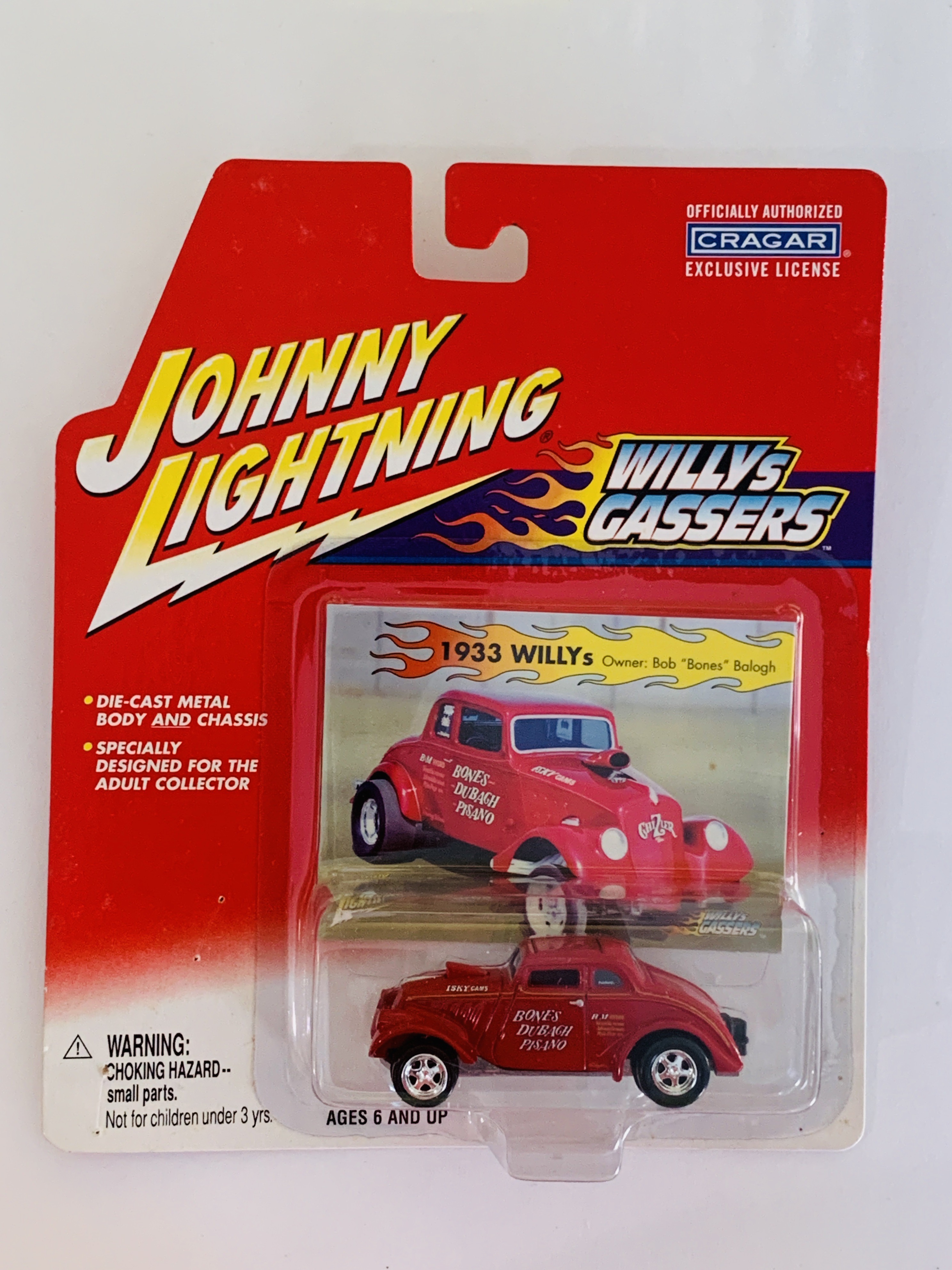 Johnny Lightning Willys Gassers 1933 Willuys Bob Bones Balogh