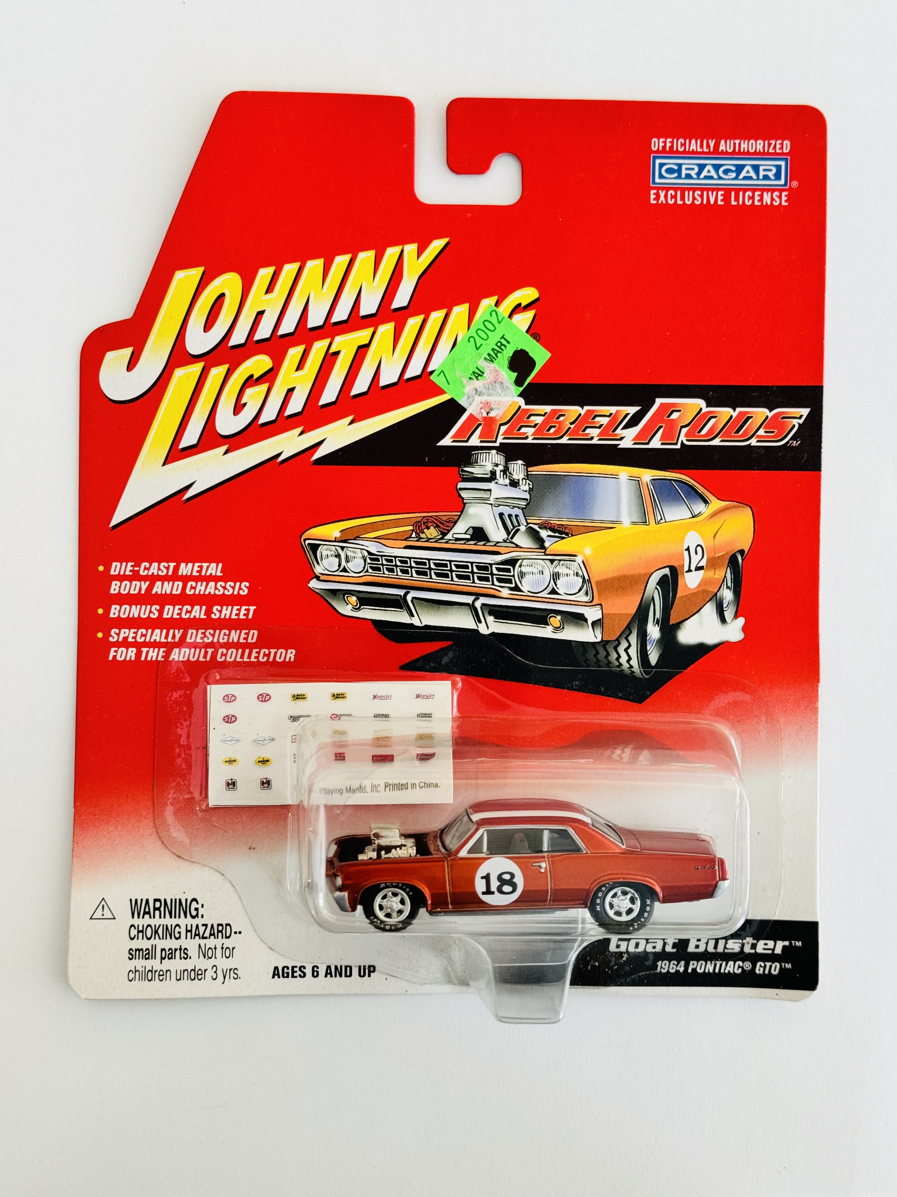 Johnny Lightning Rebel Rods Goat Buster 1964 Pontiac GTO