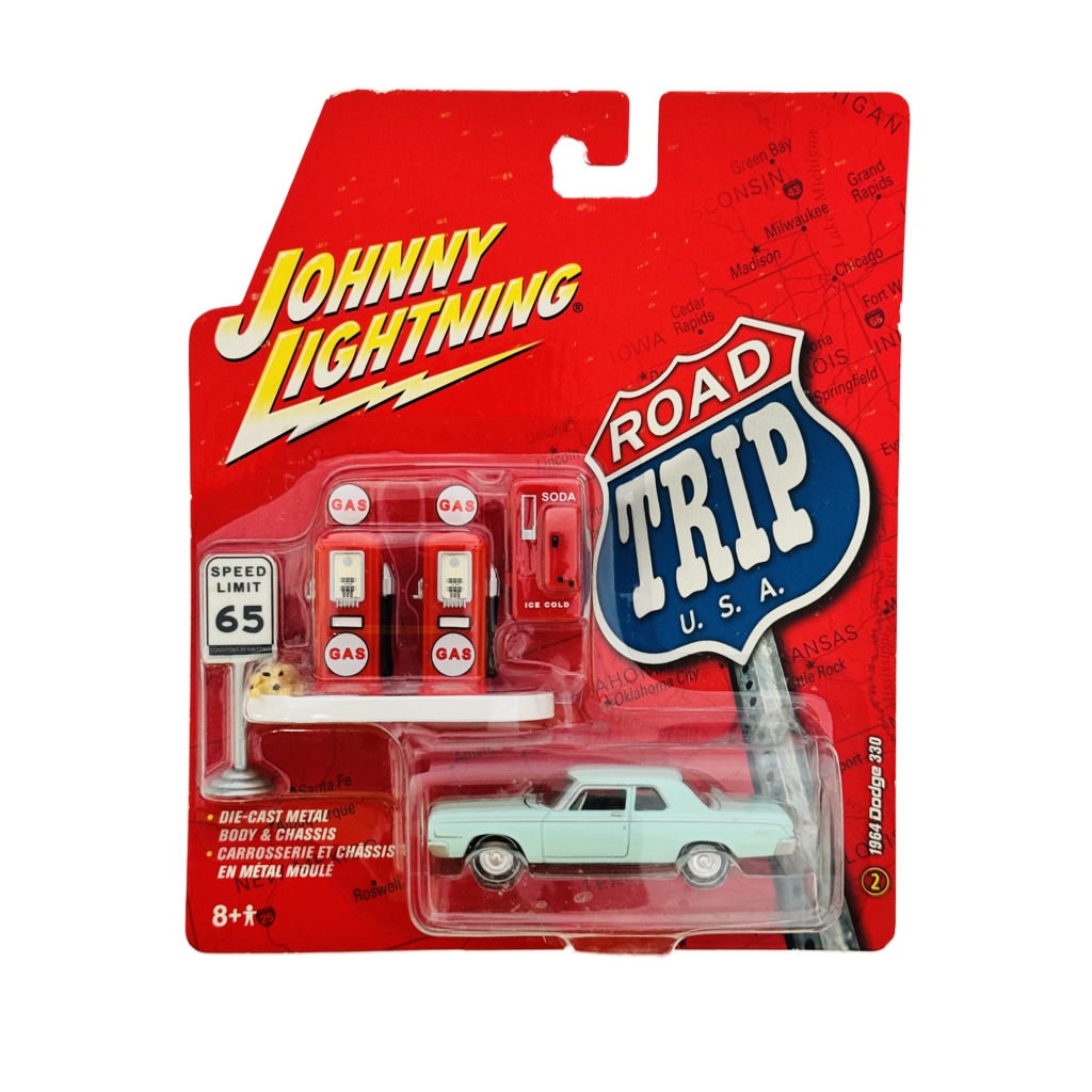 Johnny Lightning Road Trip USA 1964 Dodge 330