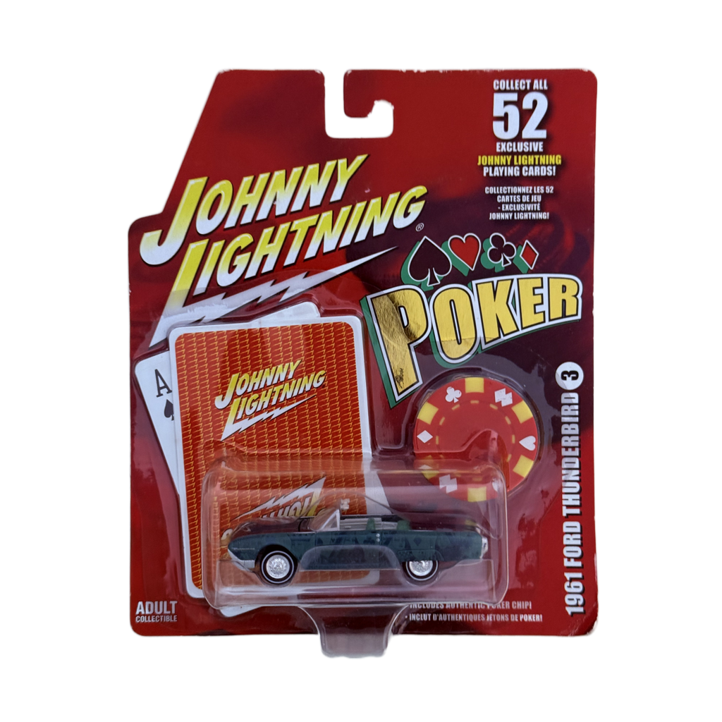 Johnny Lightning Poker Series 1961 Ford Thunderbird