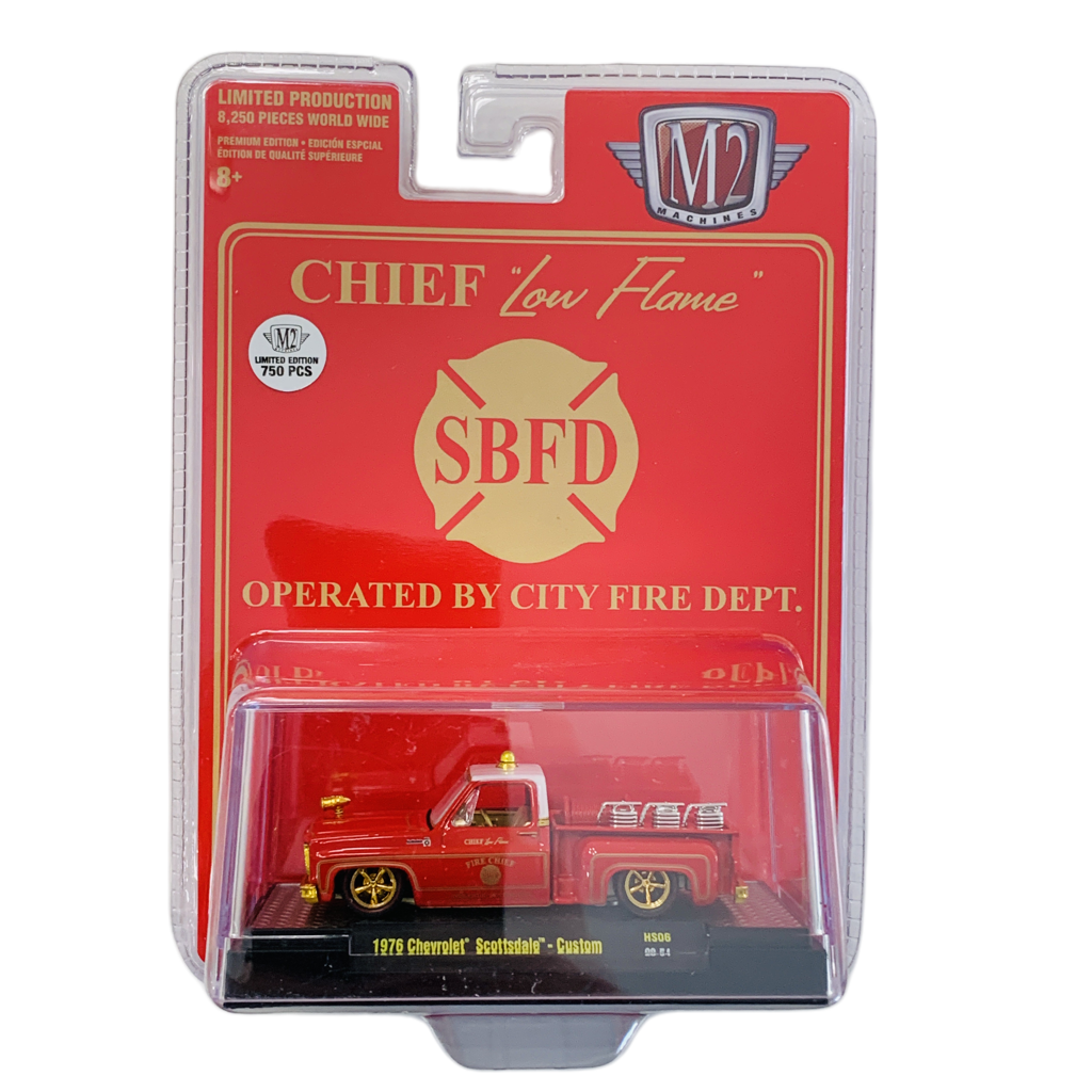 M2 Machines SBFD 1976 Chevrolet Scottsdale Custom Chase HS06