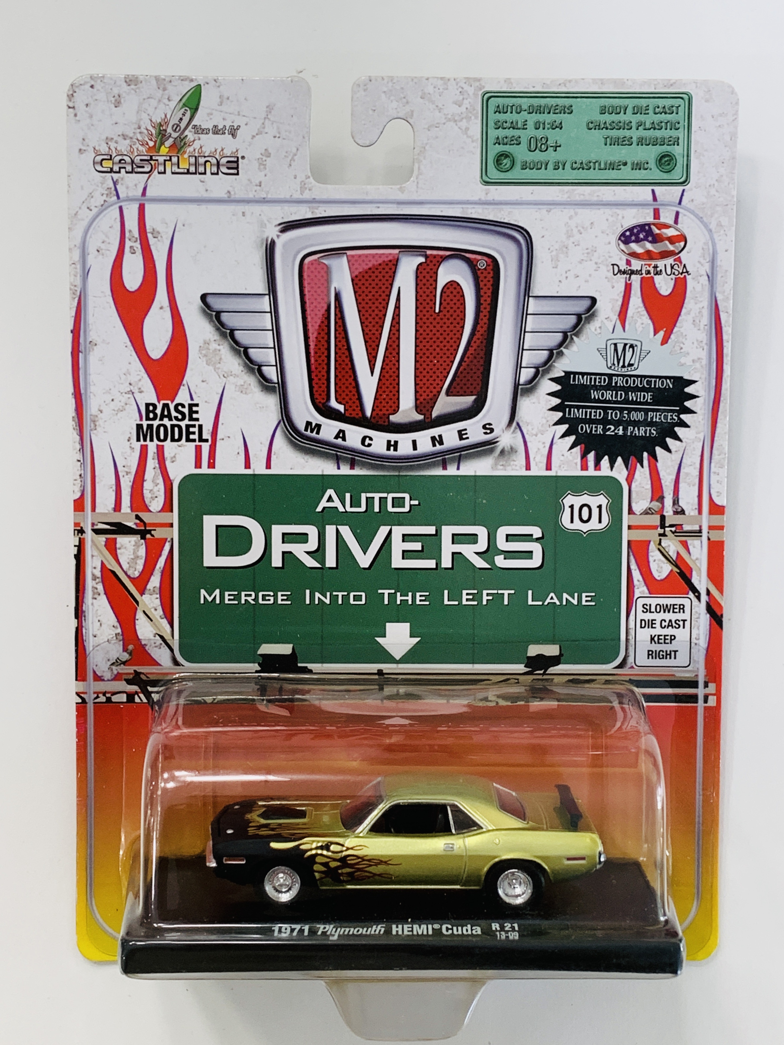 M2 Machines Auto-Drivers 1971 Plymouth HEMI Cuda R21