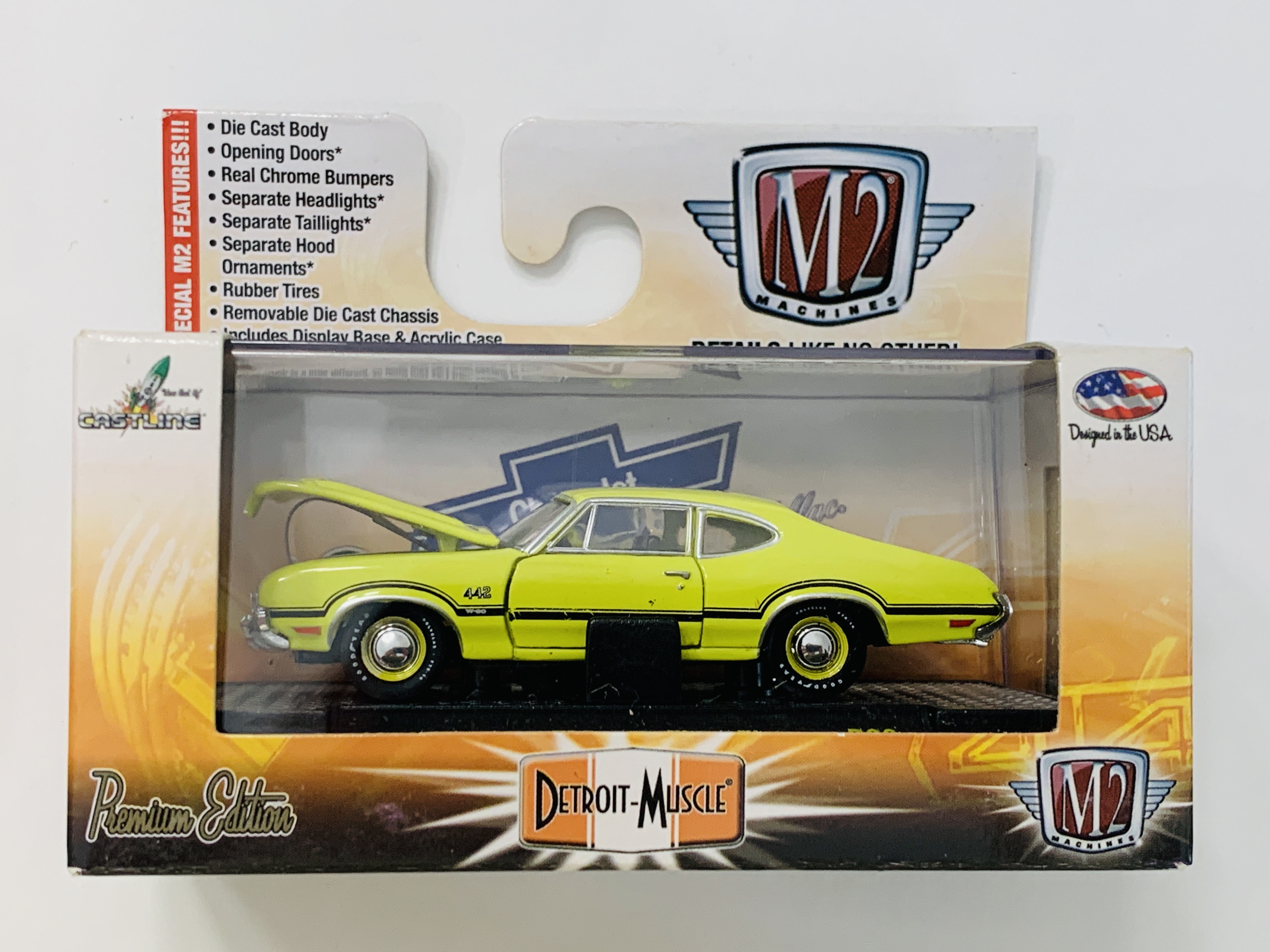 M2 Machines Detroit Muscle 1970 Oldsmobile Cutlass 442 W-30 R28