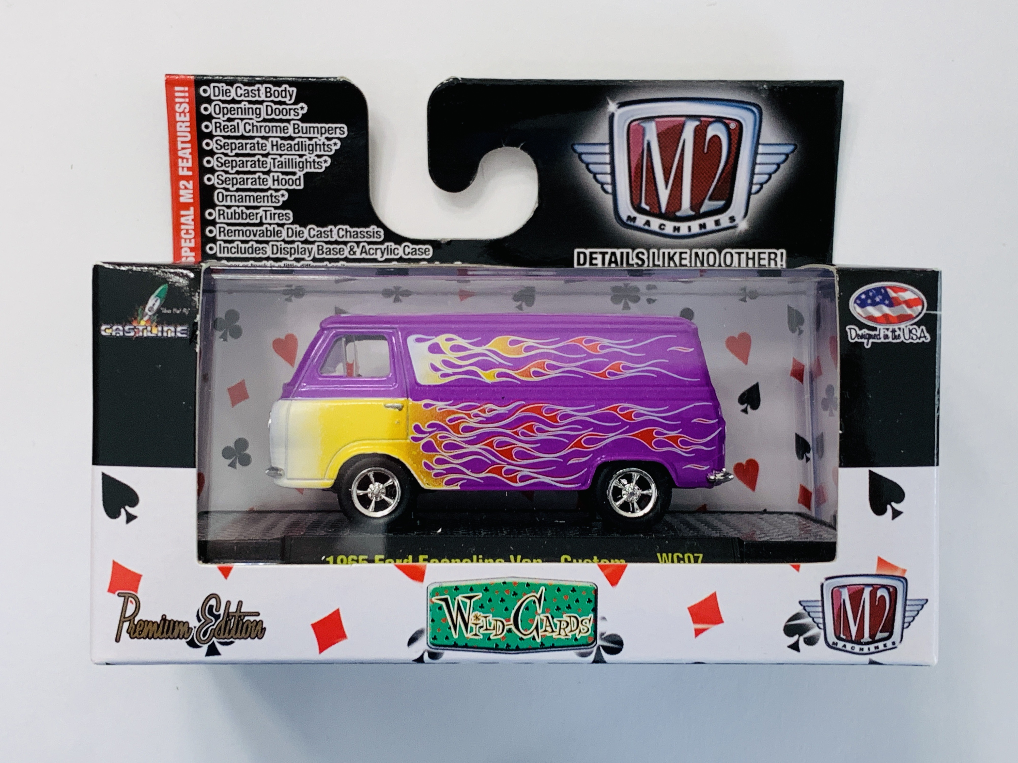 M2 Machines Wild-Cards 1965 Ford Econoline Van - Custom WC07