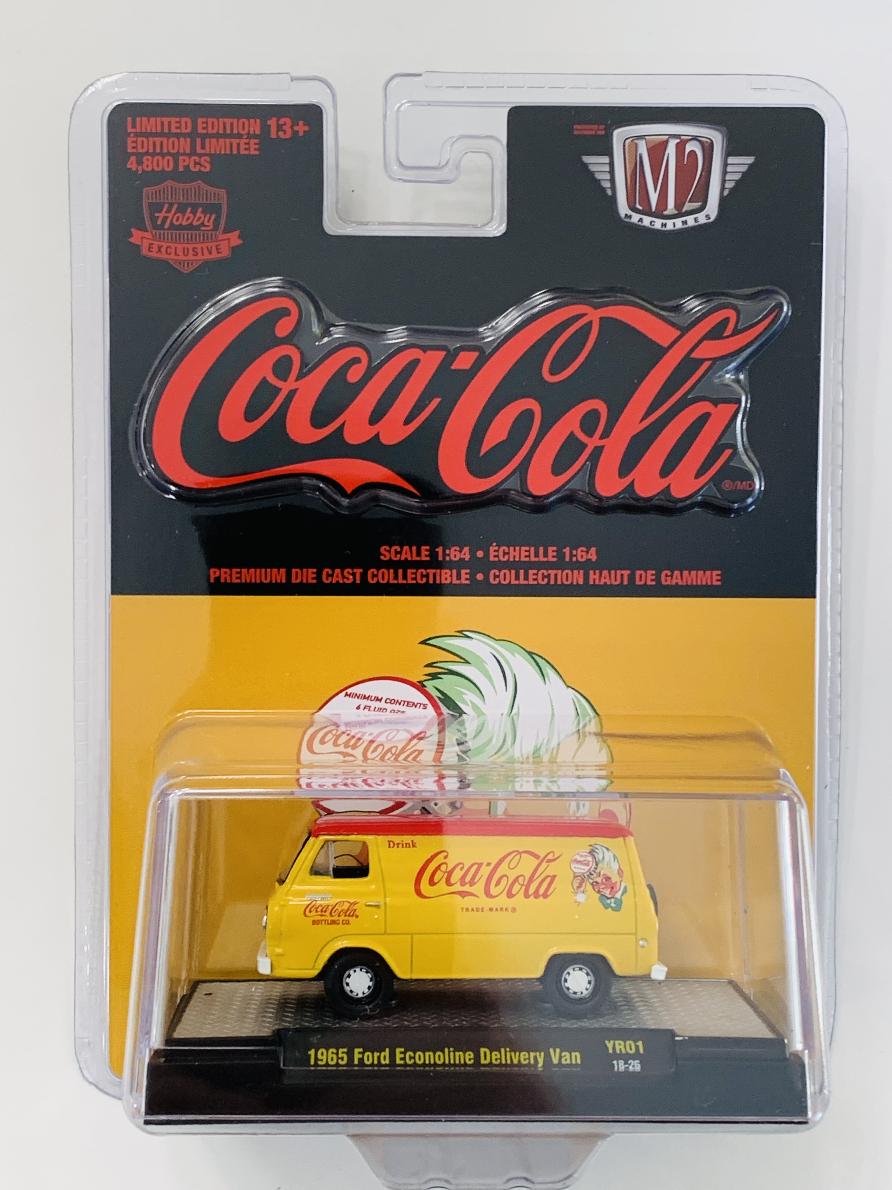 M2 Machines Hobby exclusive Coca-Cola 1965 Ford Econoline Delivery Van YR01