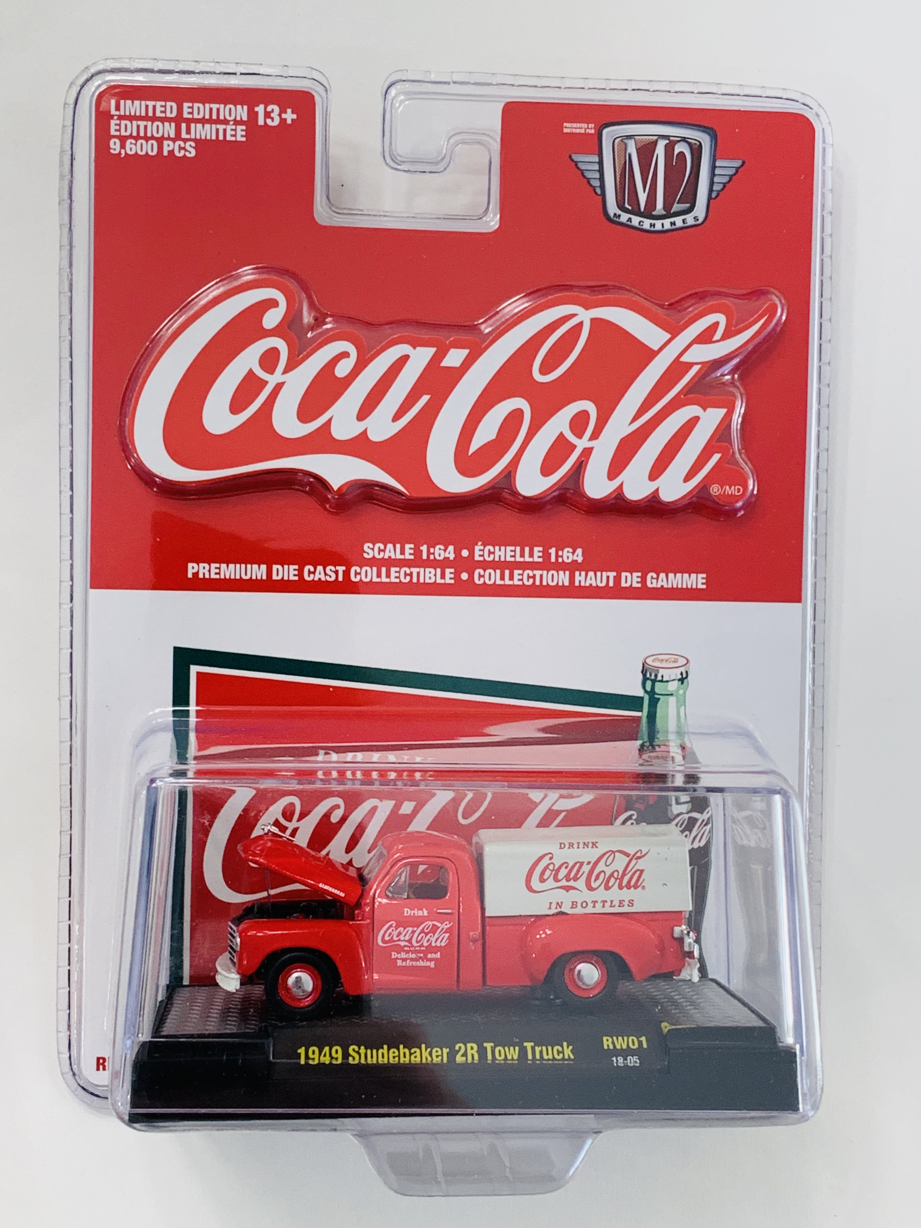 M2 Machines Coca-Cola 1949 Studebaker 2R Tow Truck RW01