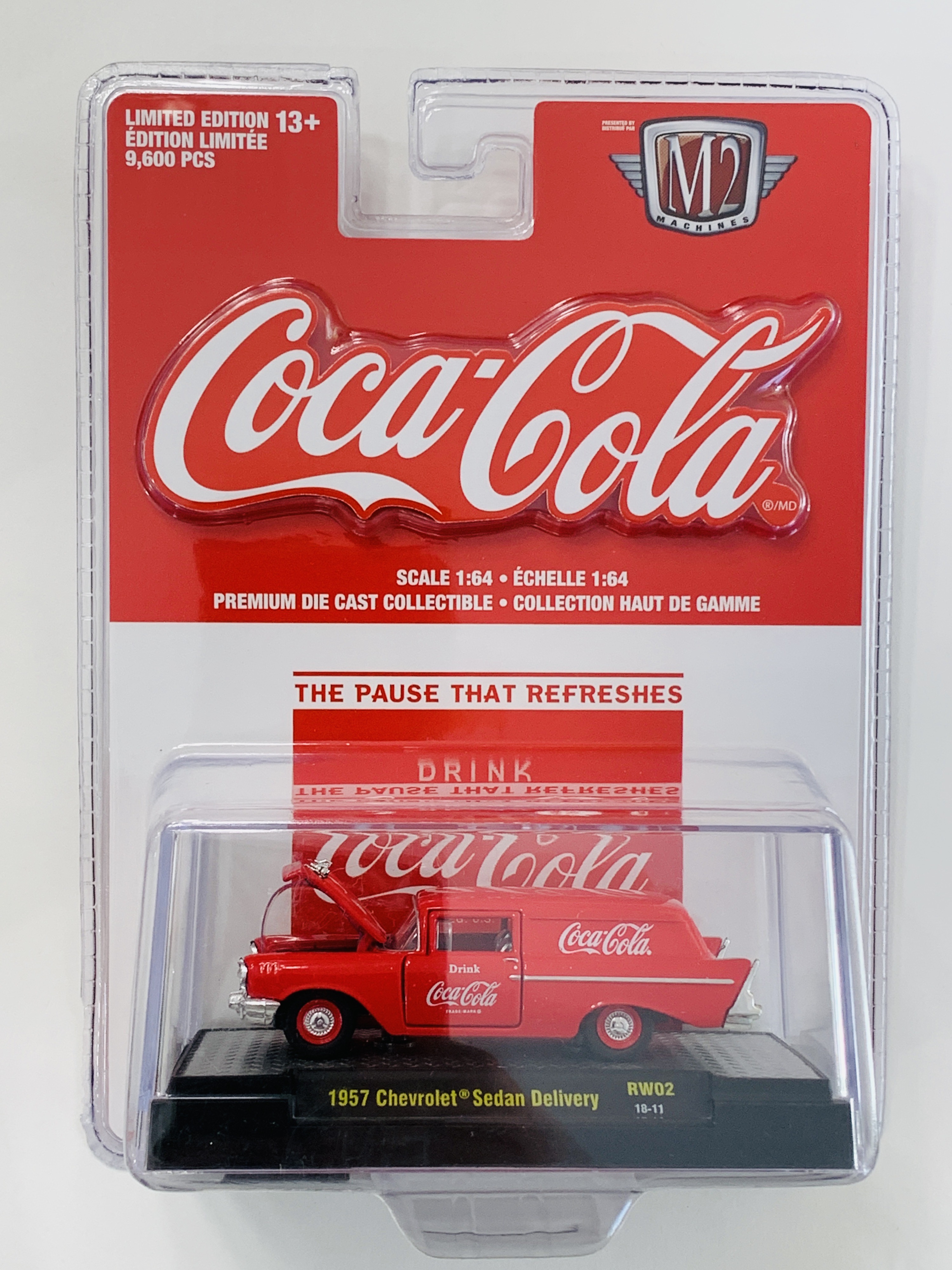 M2 Machines Coca-Cola 1957 Chevrolet Sedan Delivery RW02